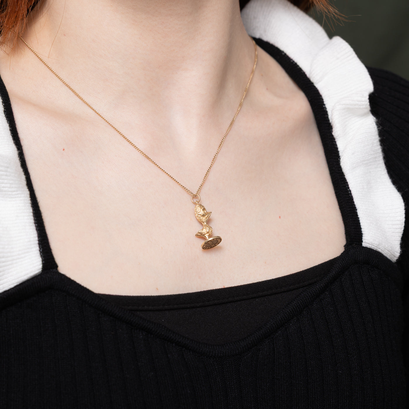 Breloque Oiseau Souci 10K