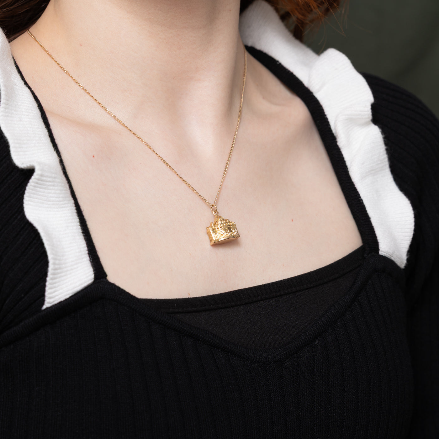 Breloque Basilique Saint-Pierre en or 18 carats