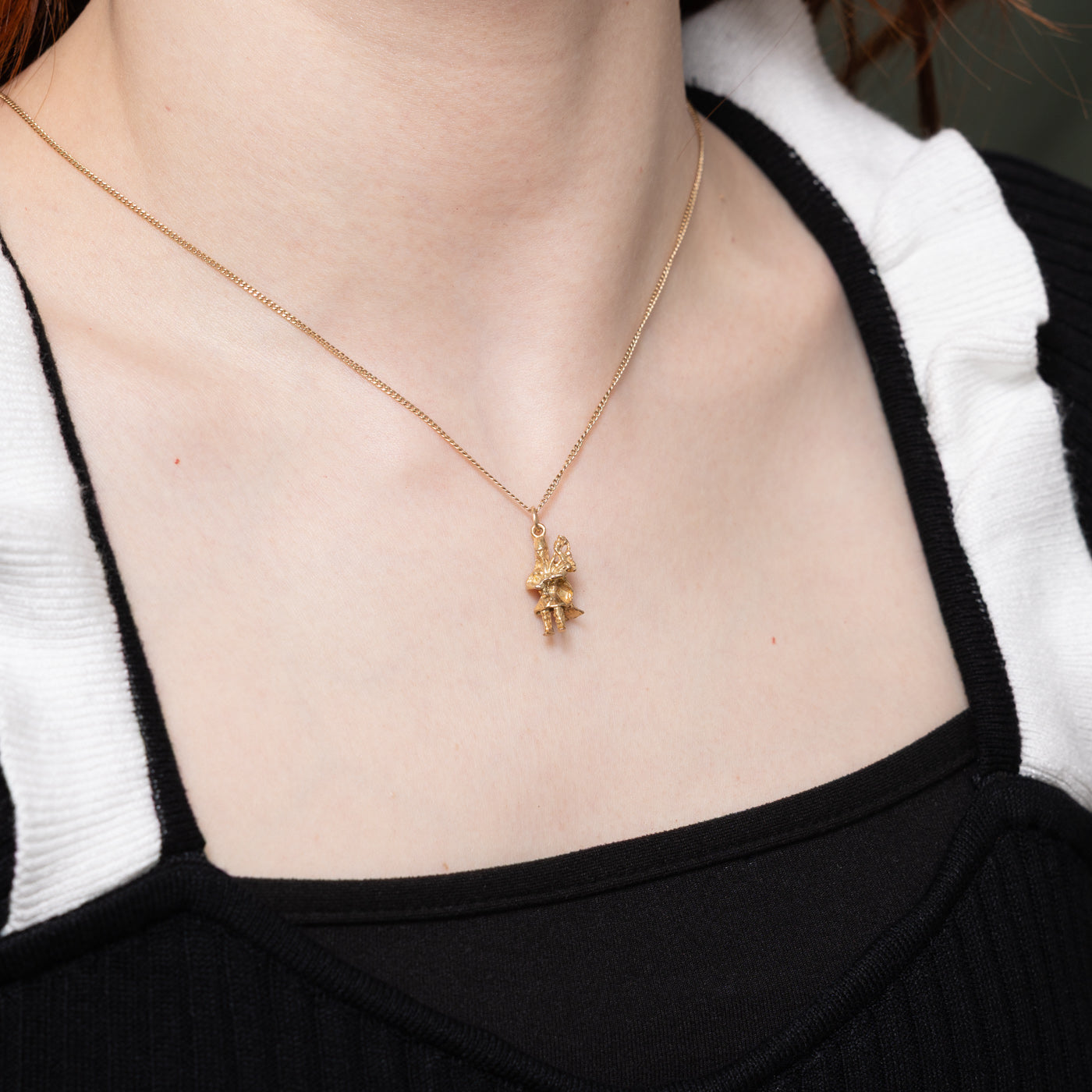 Breloque de joueur de cornemuse 9K