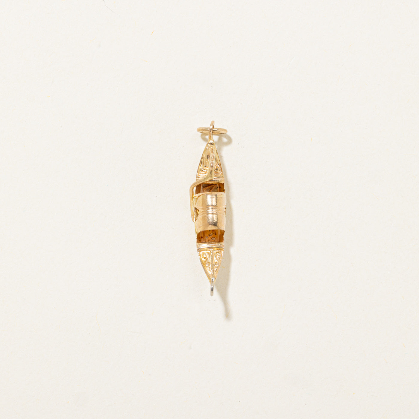 18K Yellow Gold Gondola Charm