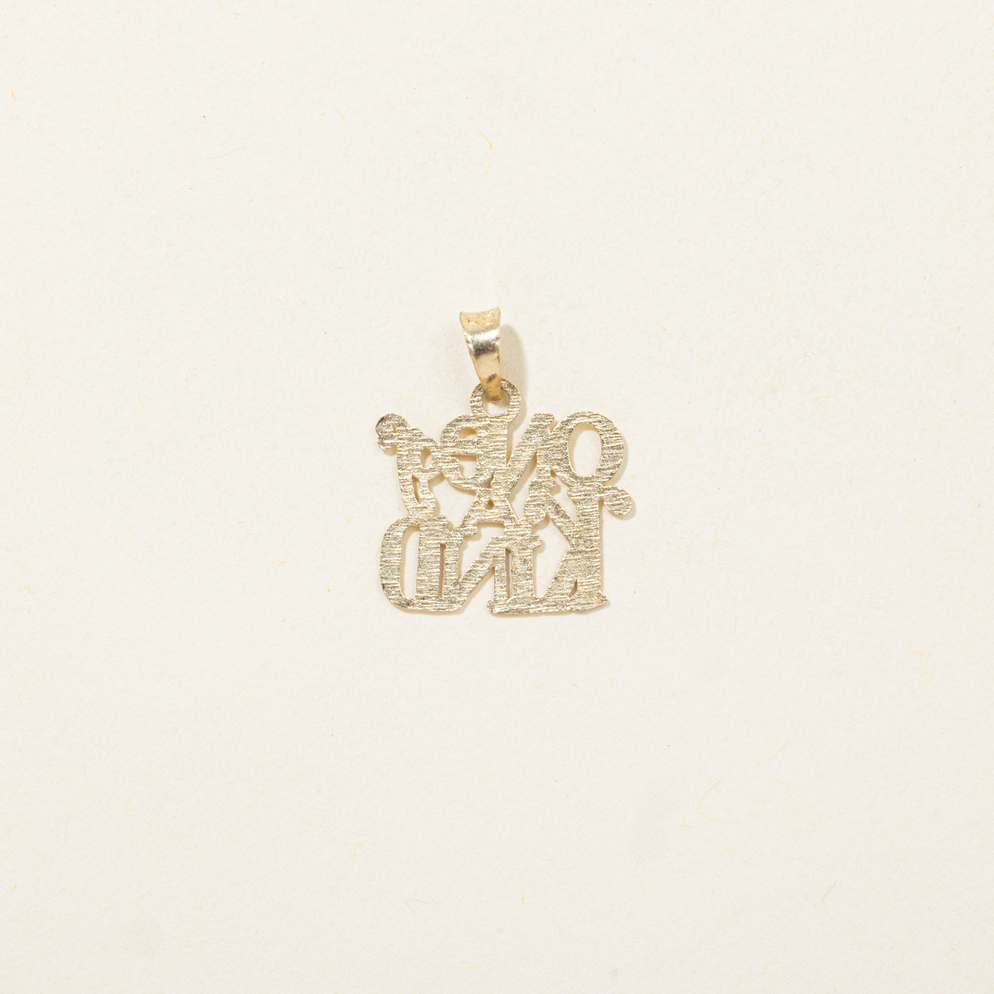 10K "One of a Kind" Pendant