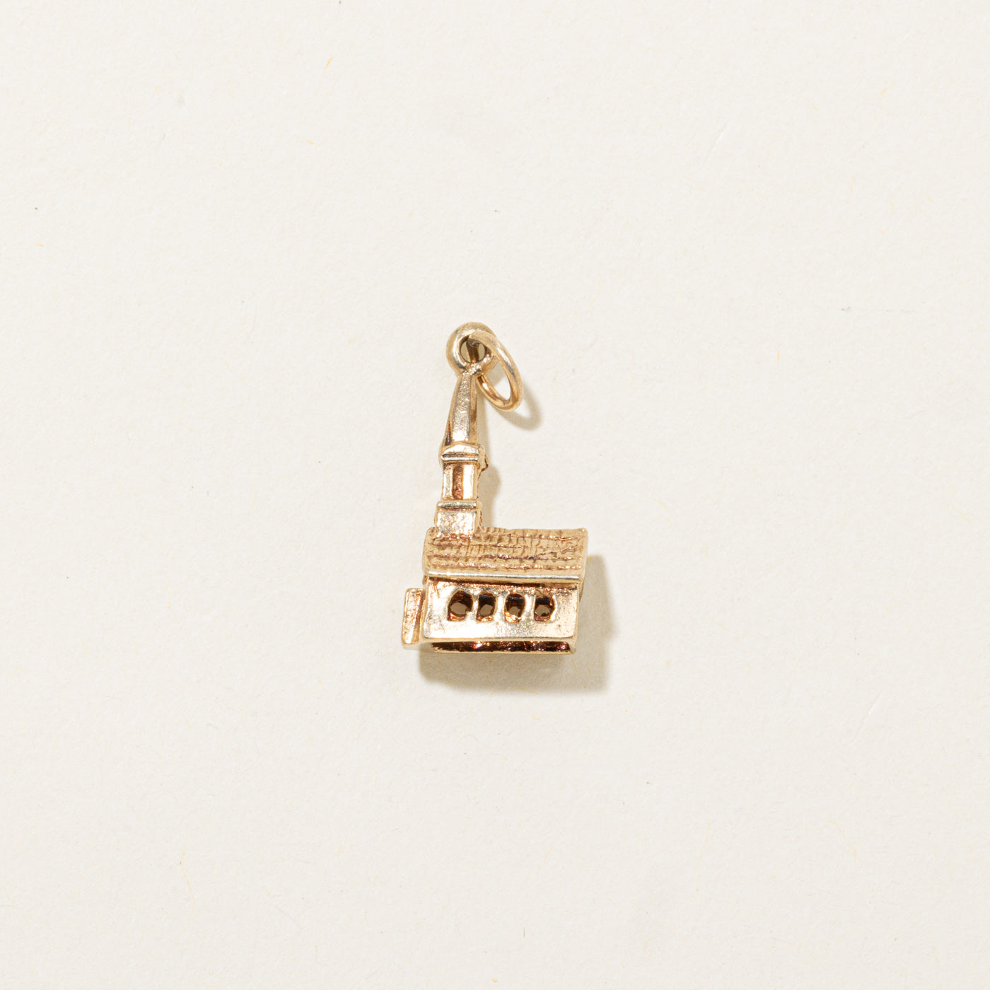 10K Yellow Gold Chapel Charm