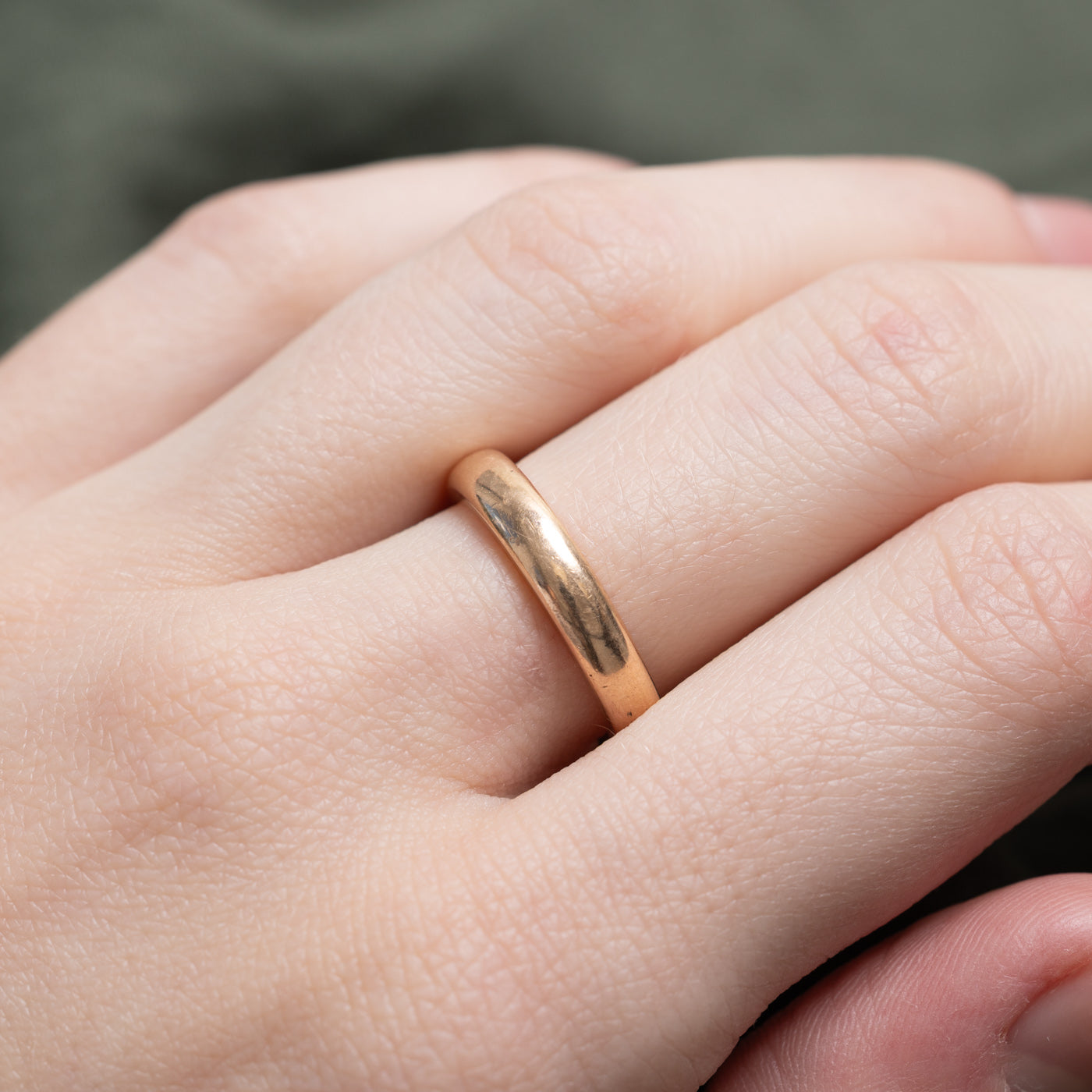 14K Rose Gold Plain Band | 3.50mm | SZ 6.25