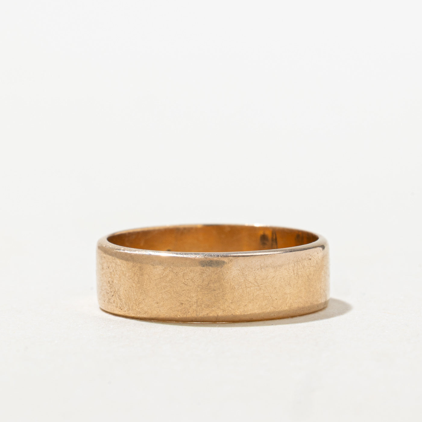 Polish 14K Yellow Gold Plain Band | 5.35mm | SZ 6.5|