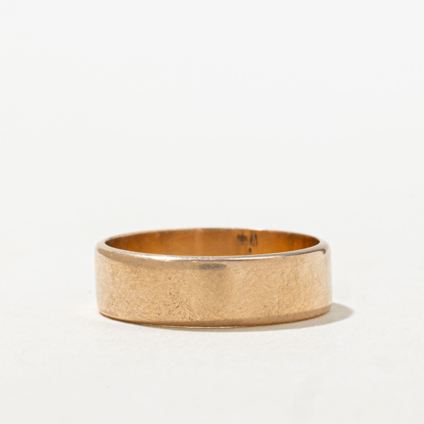 Polish 14K Yellow Gold Plain Band | 5.35mm | SZ 6.5|