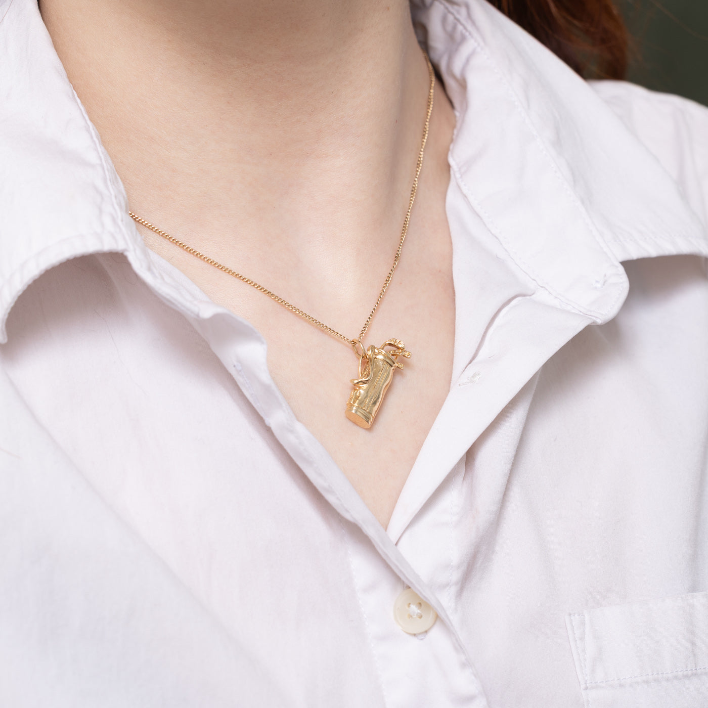 10k Golf Bag & Clubs Charm