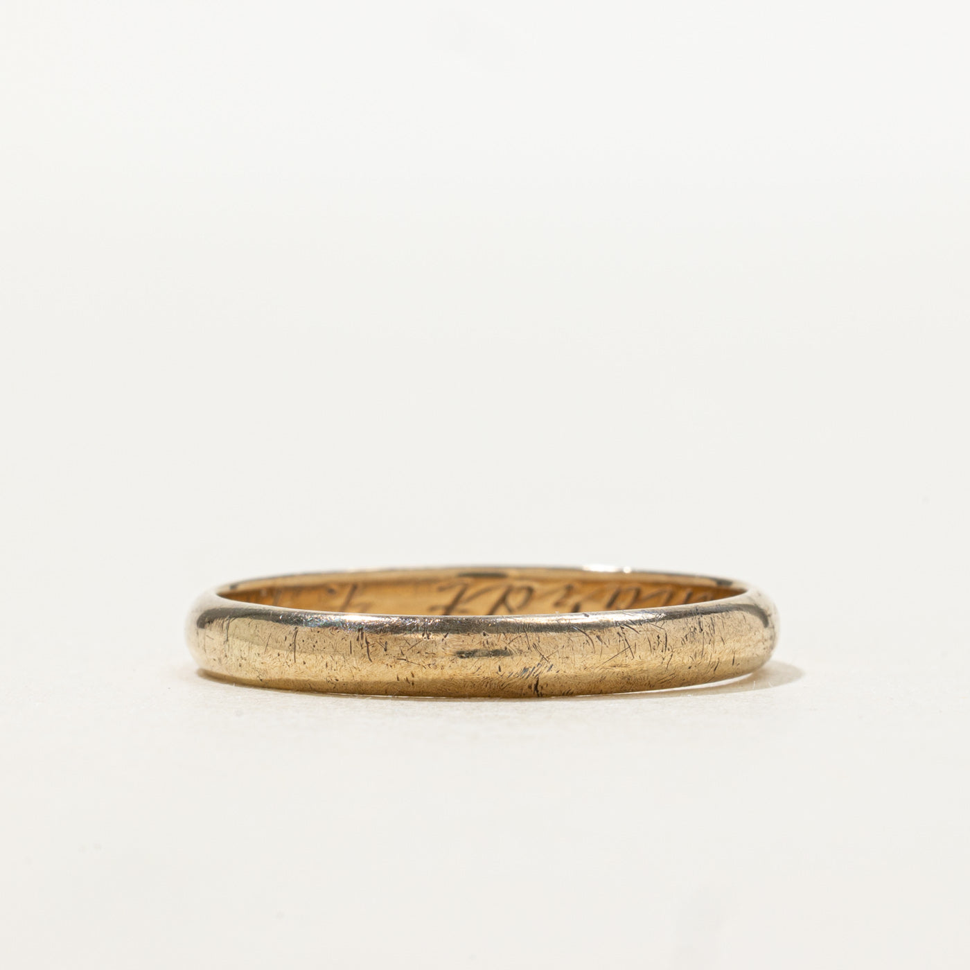 8K Yellow Gold Thin Band | SZ 12.5