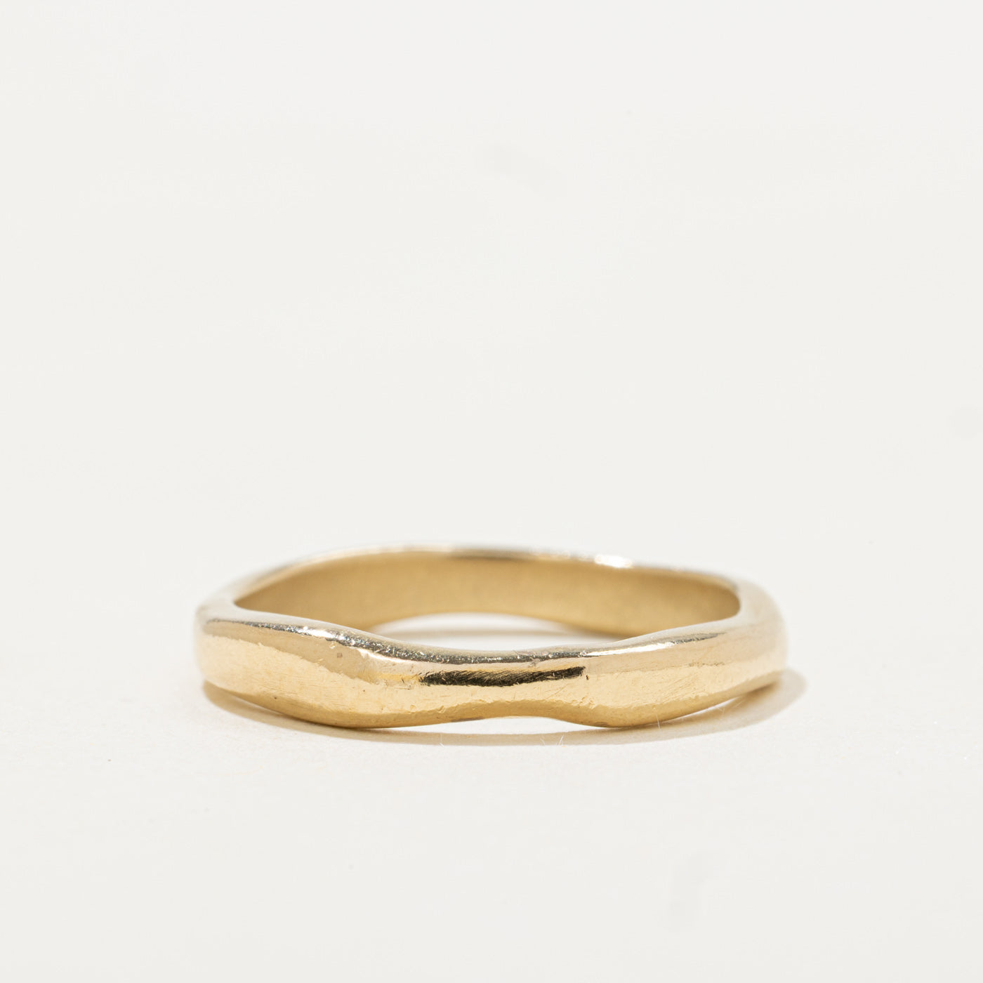 14K Wavy Organic Band | 2.75mm | SZ 4.5