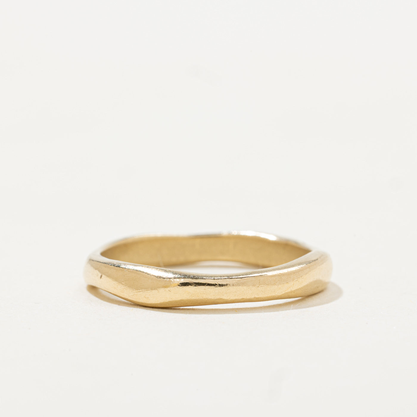14K Wavy Organic Band | 2.75mm | SZ 4.5