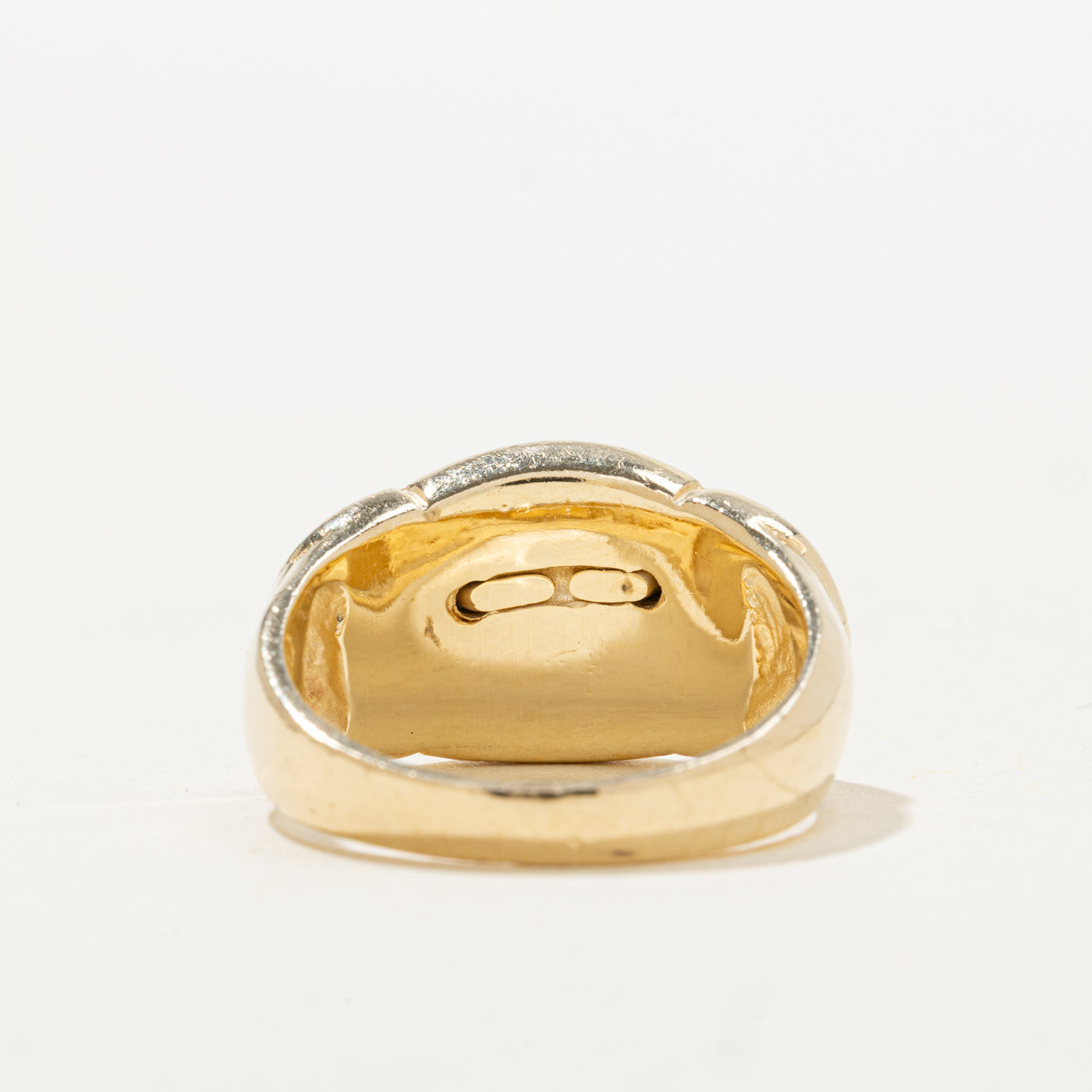 14K Panther Embossed Ring | SZ 7