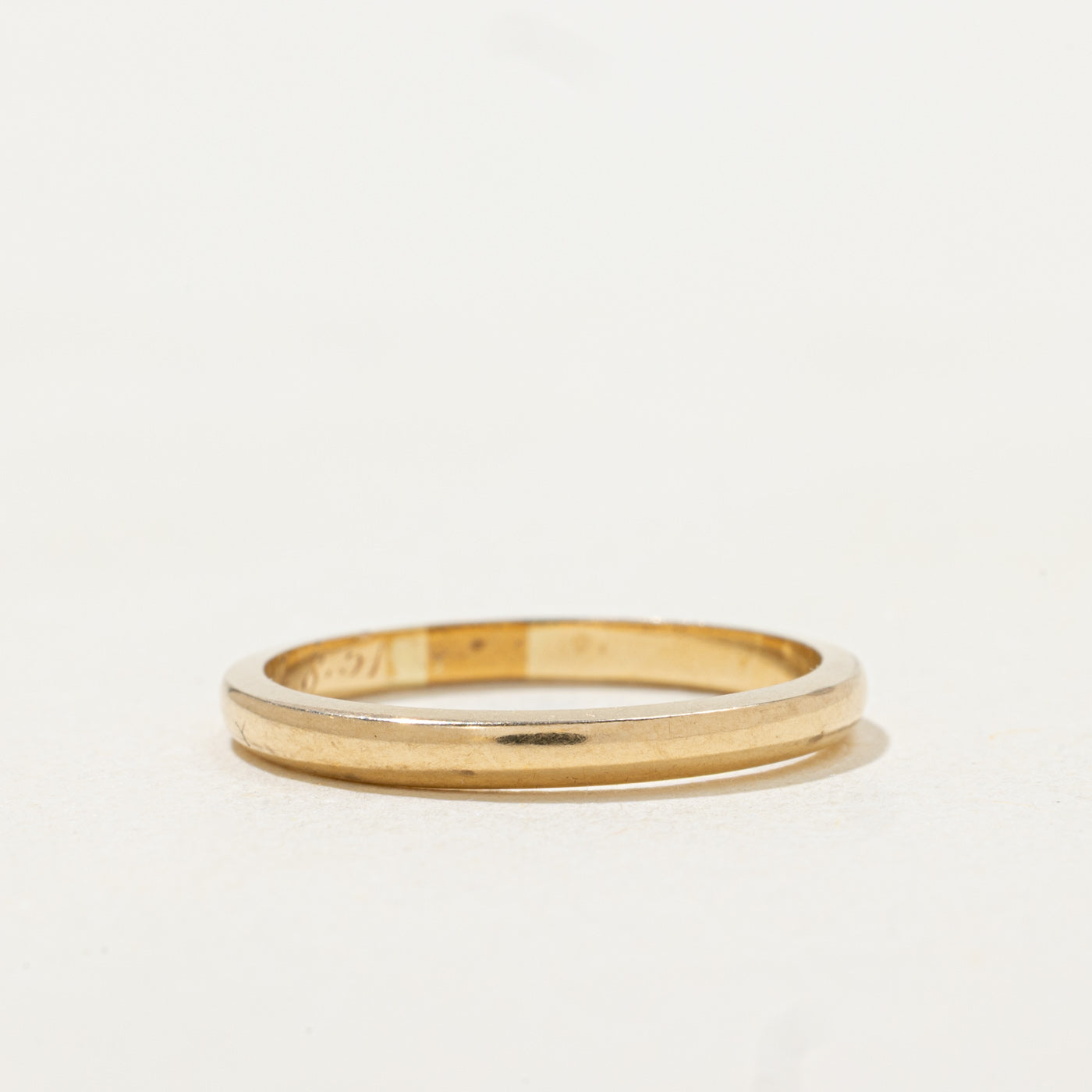 14K Yellow Gold Thin Stacking Band | 2.10mm | SZ 5.5