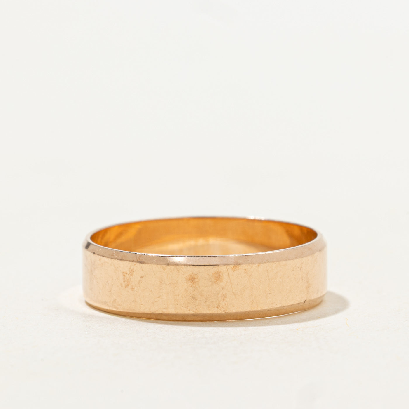 14K Yellow Gold Plain Band | 7.25mm | SZ 7.25