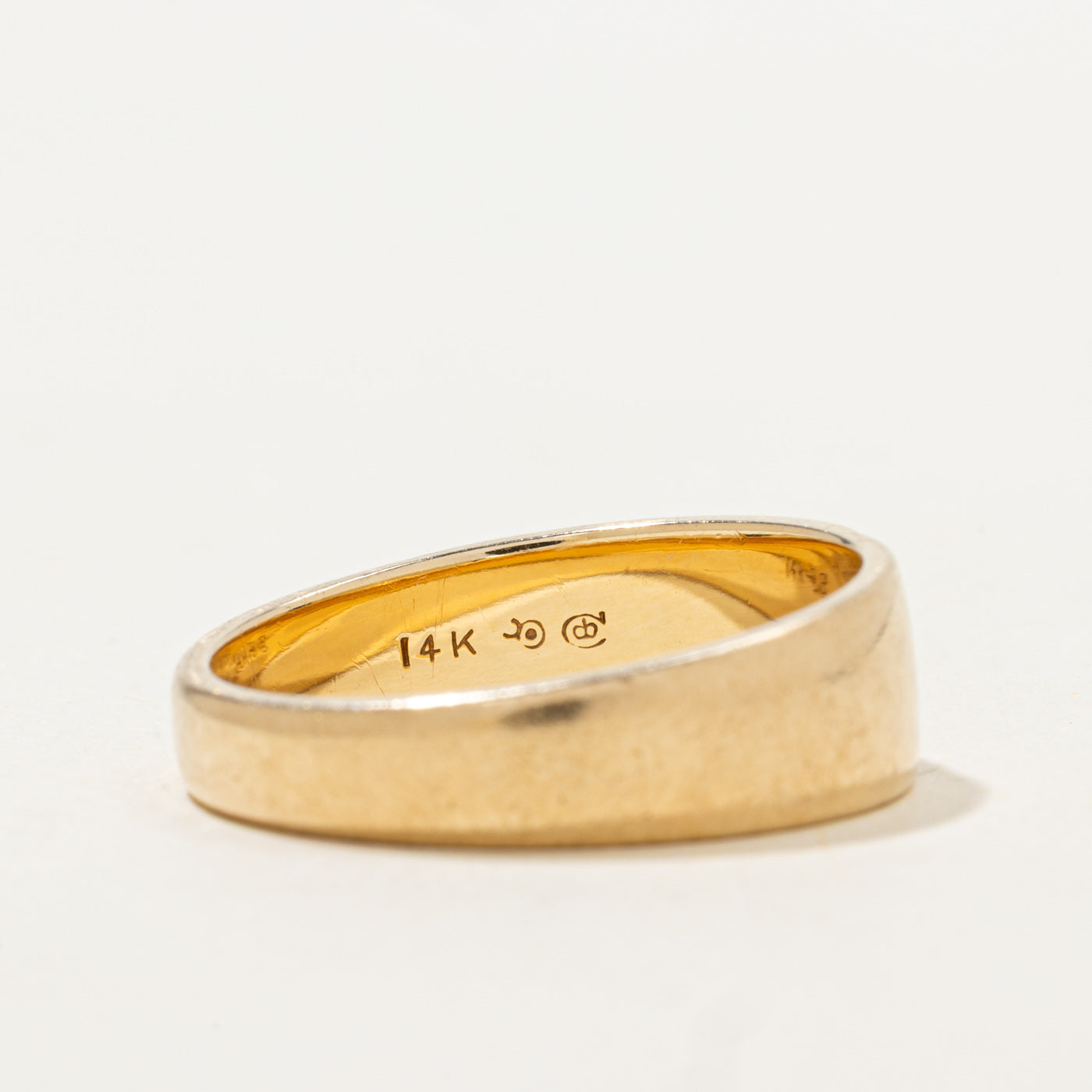 Canadian 14K Star of David Band | 6.70mm | SZ 9