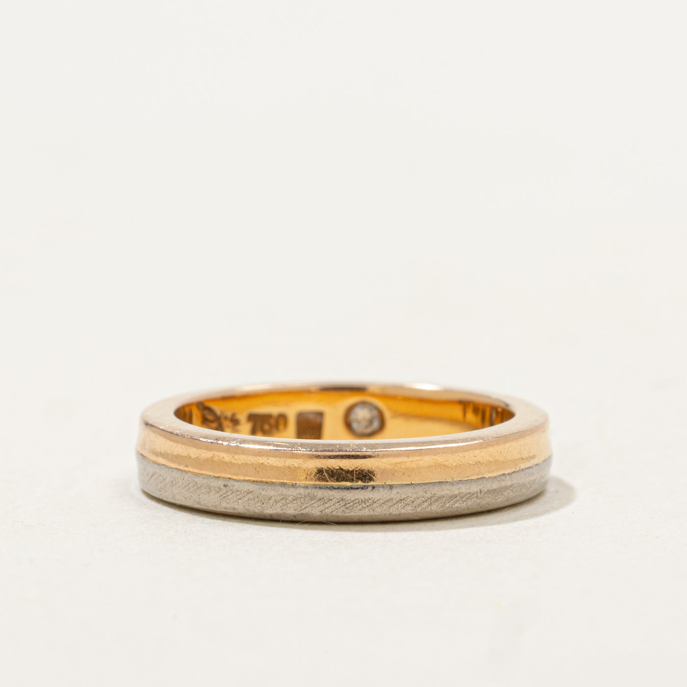 18K Two Tone Gold Stacked Band | 2.95mm | SZ 1.75