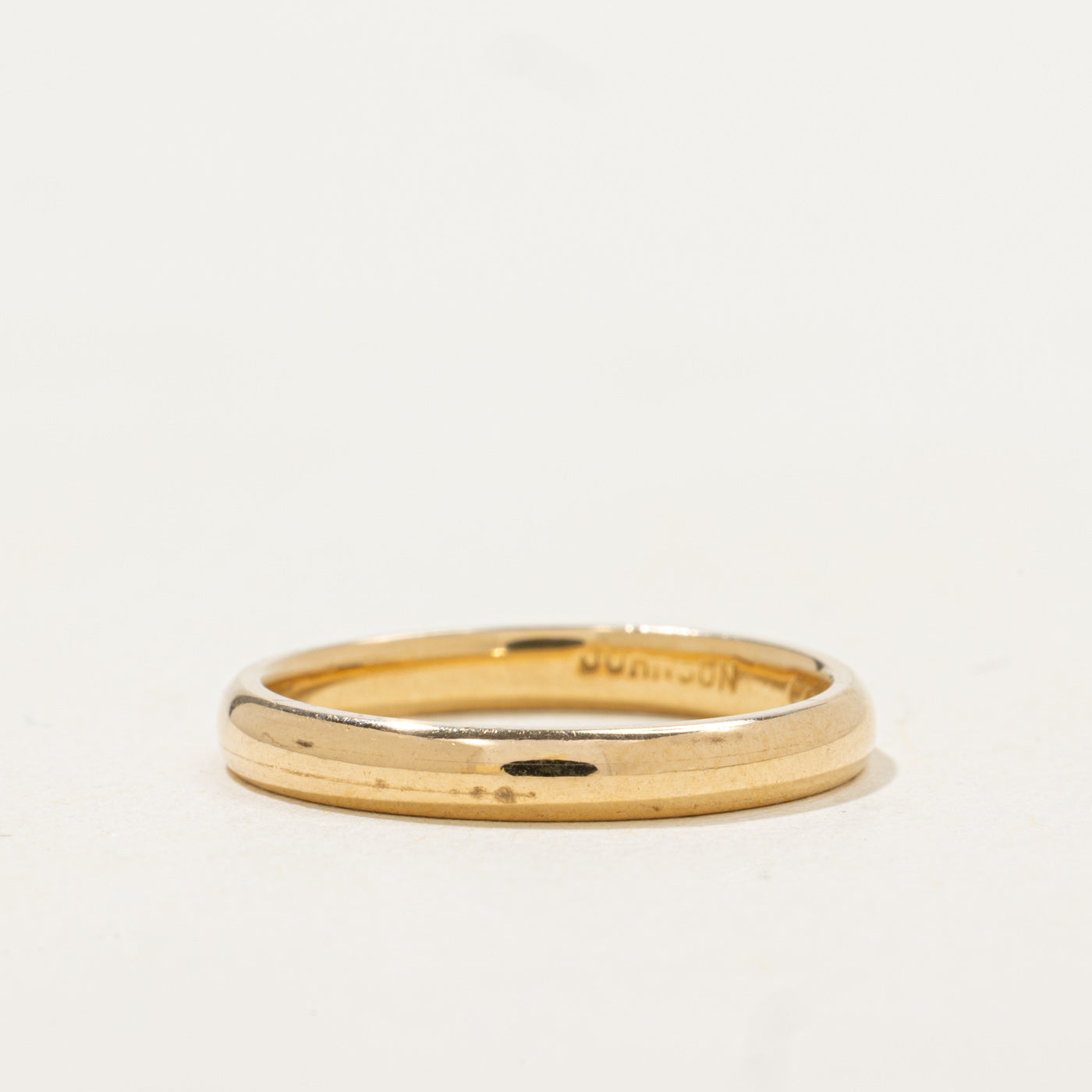 18K Yellow Gold Plain Band | 2.55mm | SZ 5.75