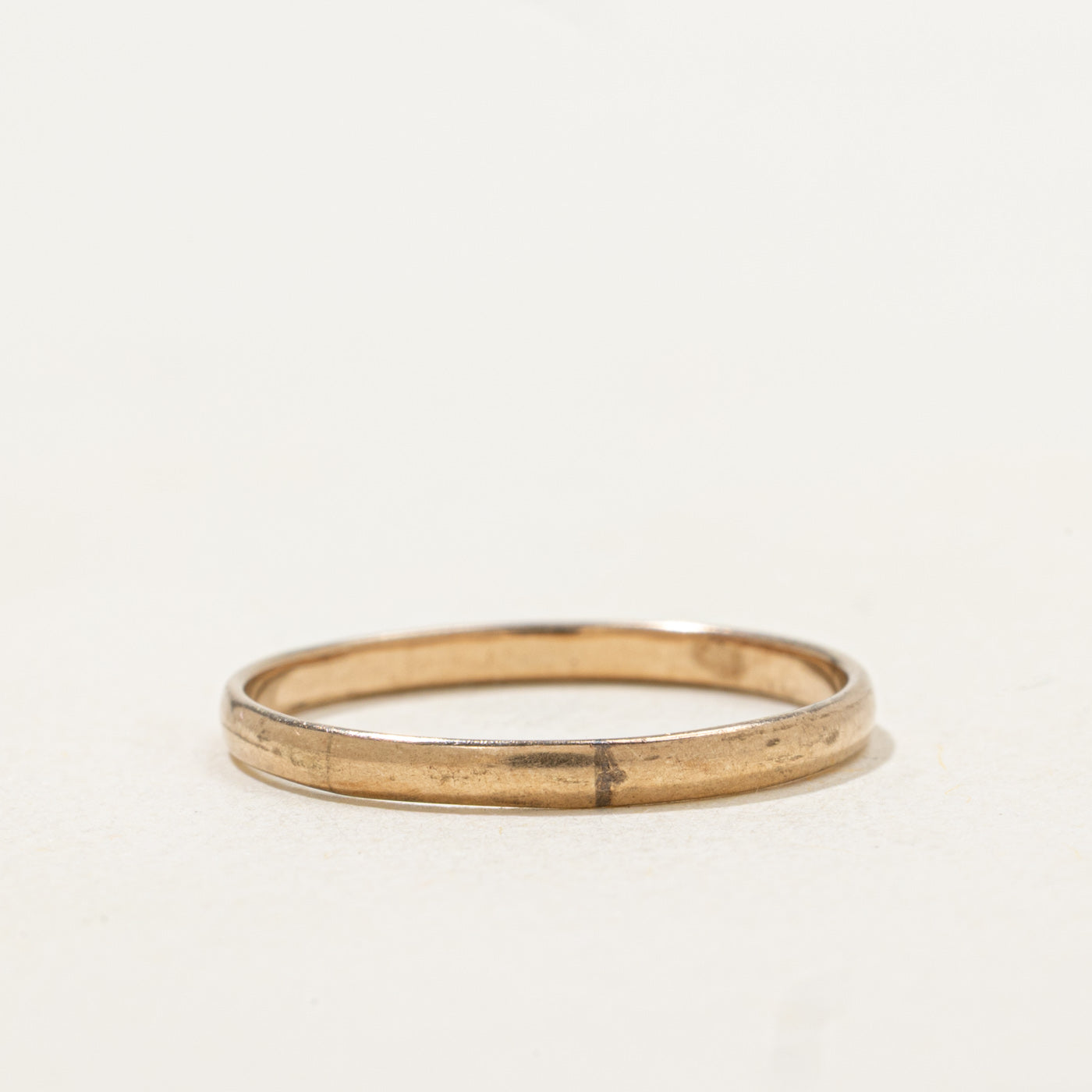 10K Yellow Gold Thin Band | 1.80mm | SZ 6.75