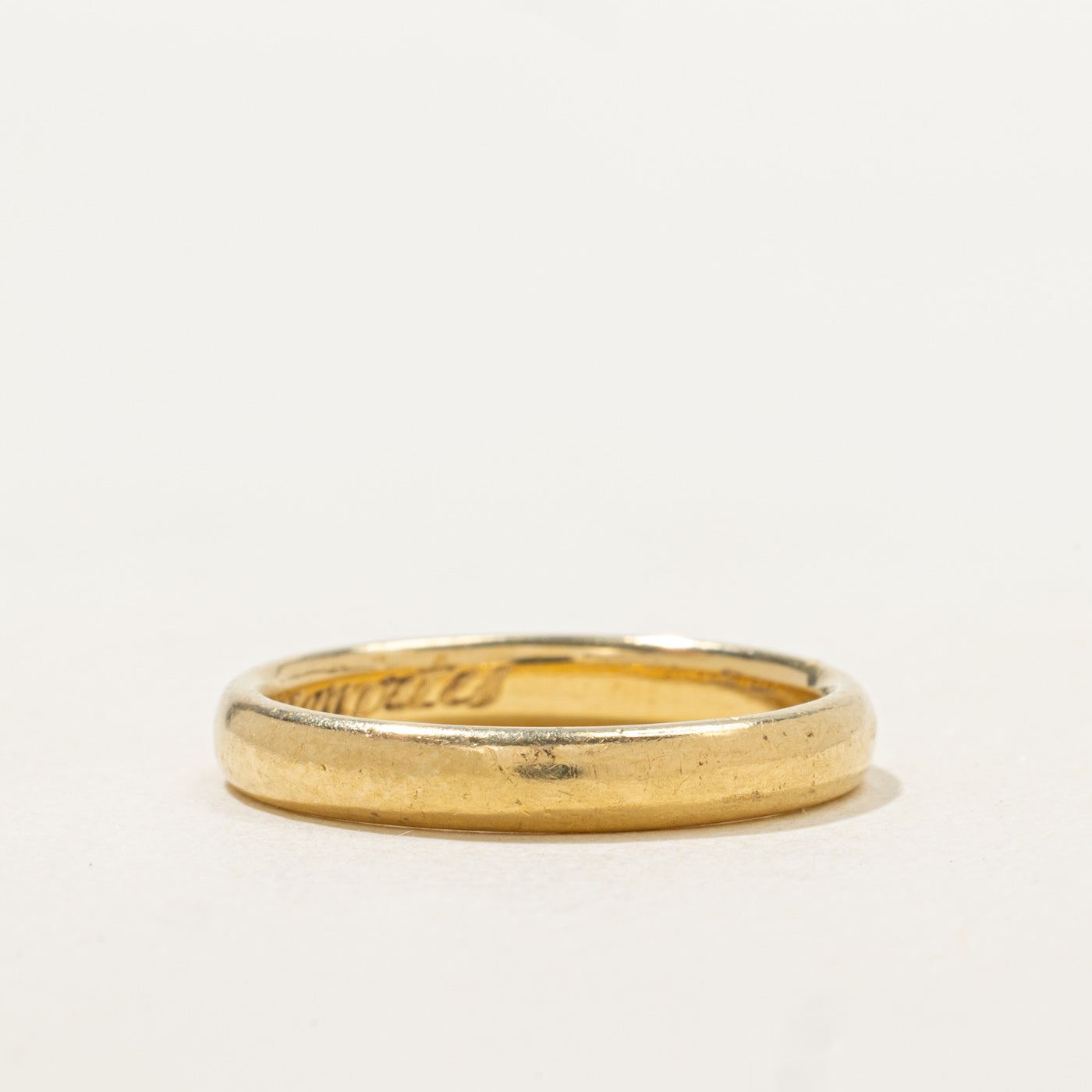 18K Gold Plain Band | 3.15mm | SZ 7.25