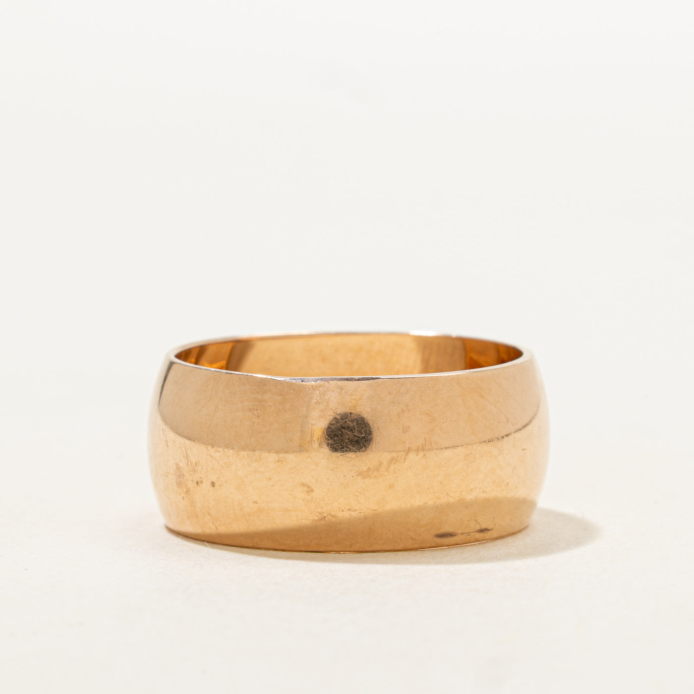 1975 Soviet Hallmarked 14k Cigar Band | 9.5mm | SZ 9.25