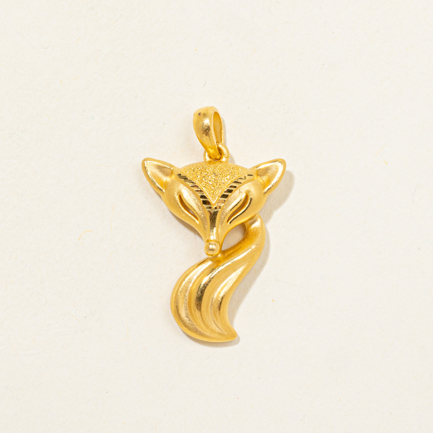 24K Fox Pendant
