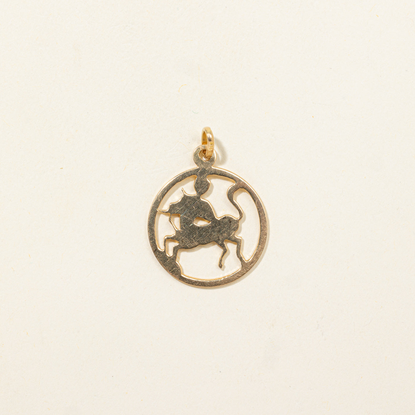 18K Sagittarius Pendant