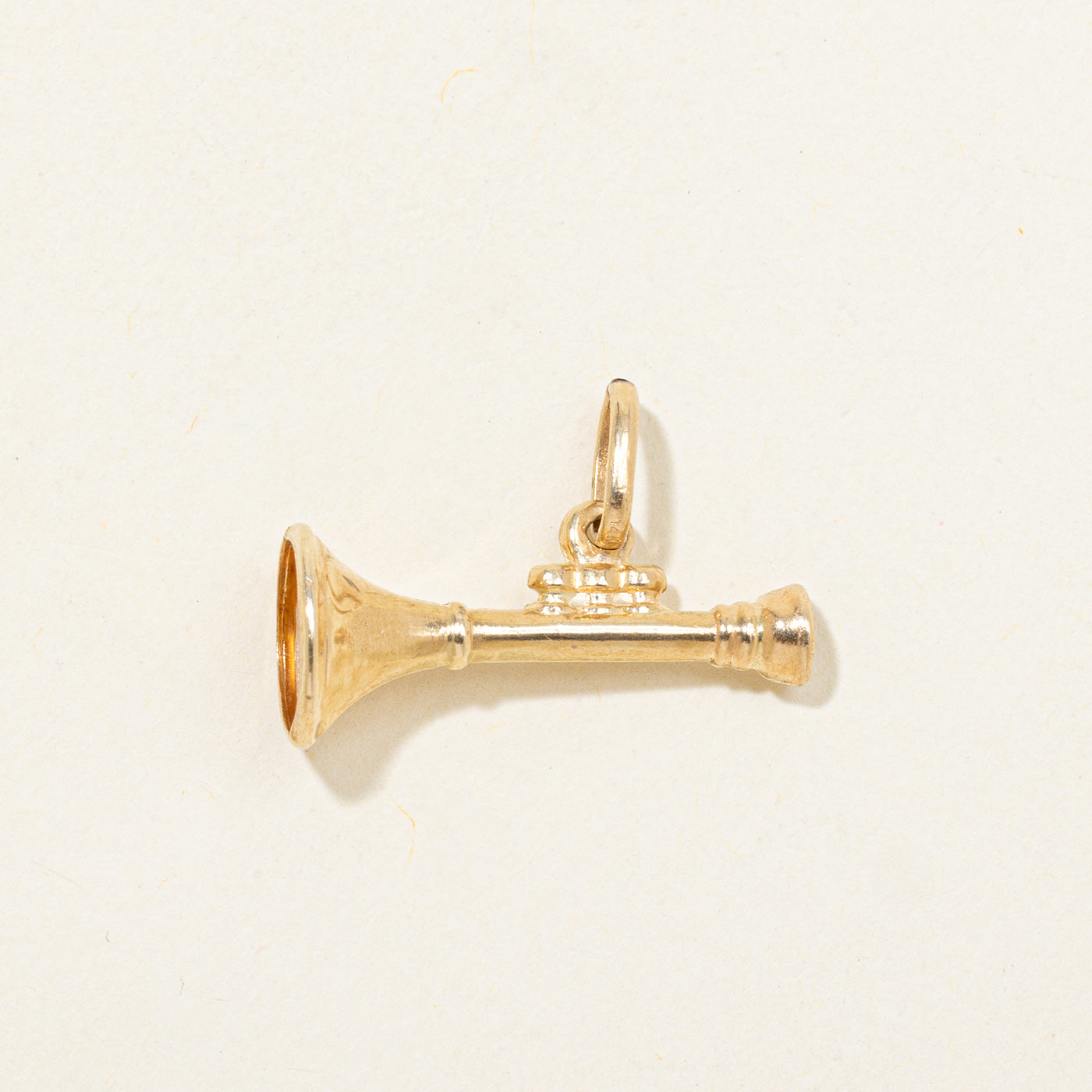 14K Trumpet Charm