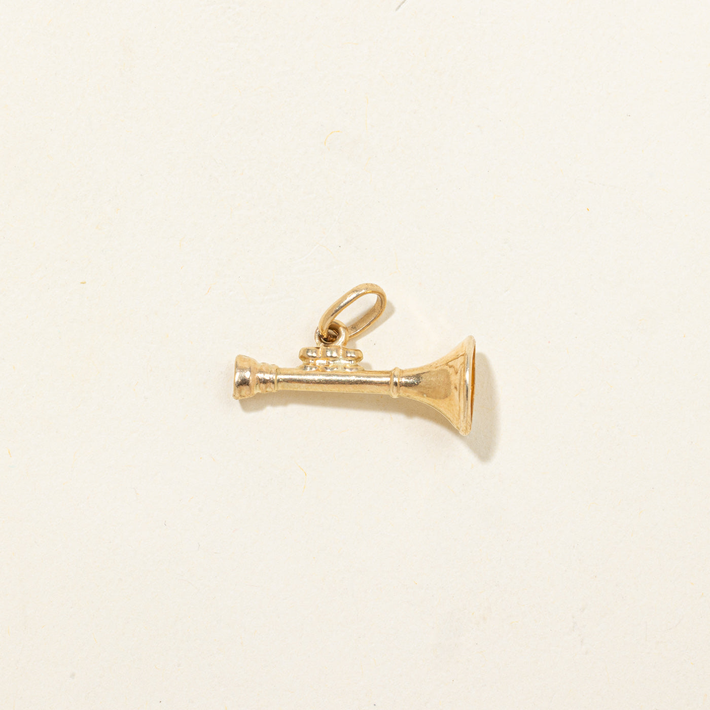 14K Trumpet Charm