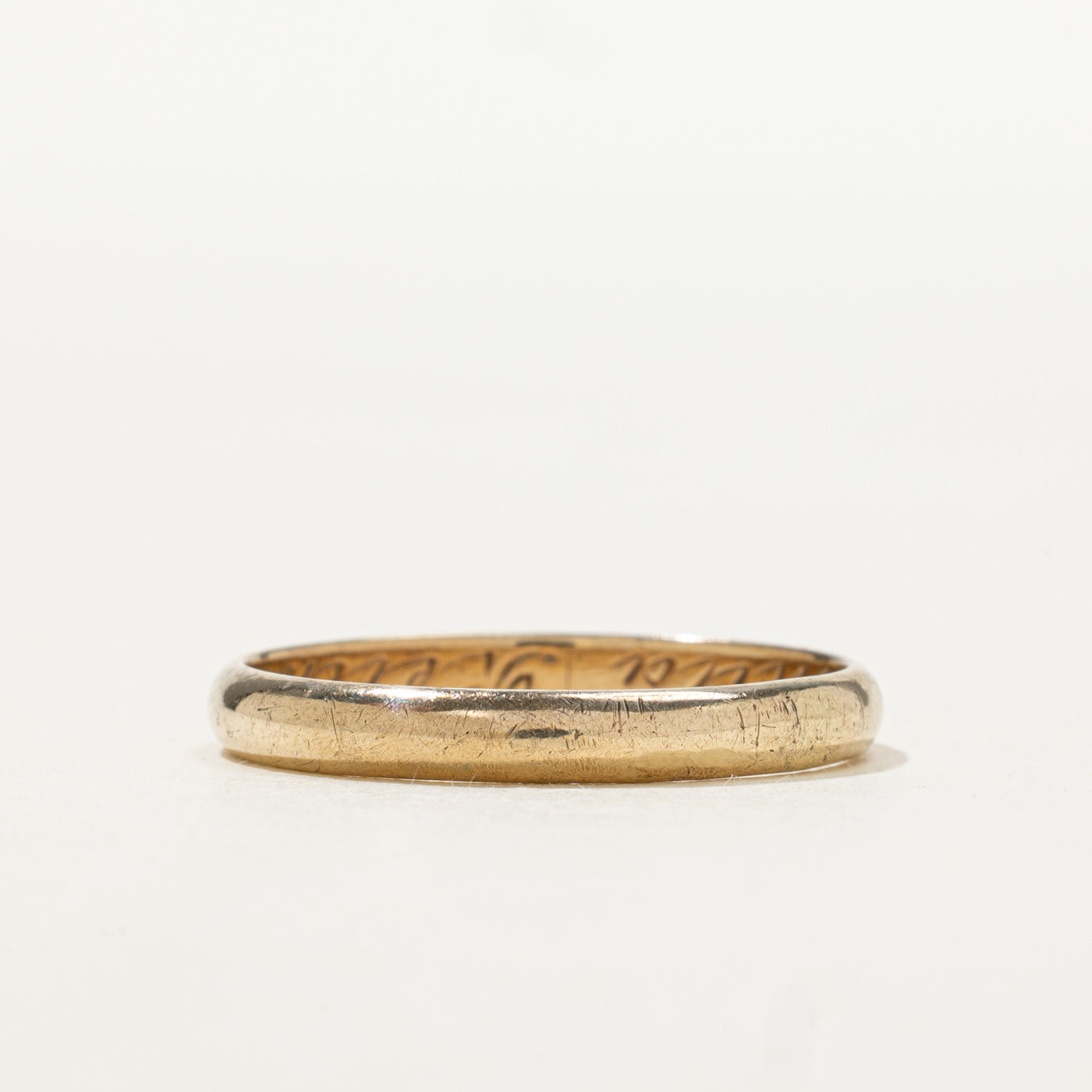 8K Yellow Gold Thin Band | SZ 12.5