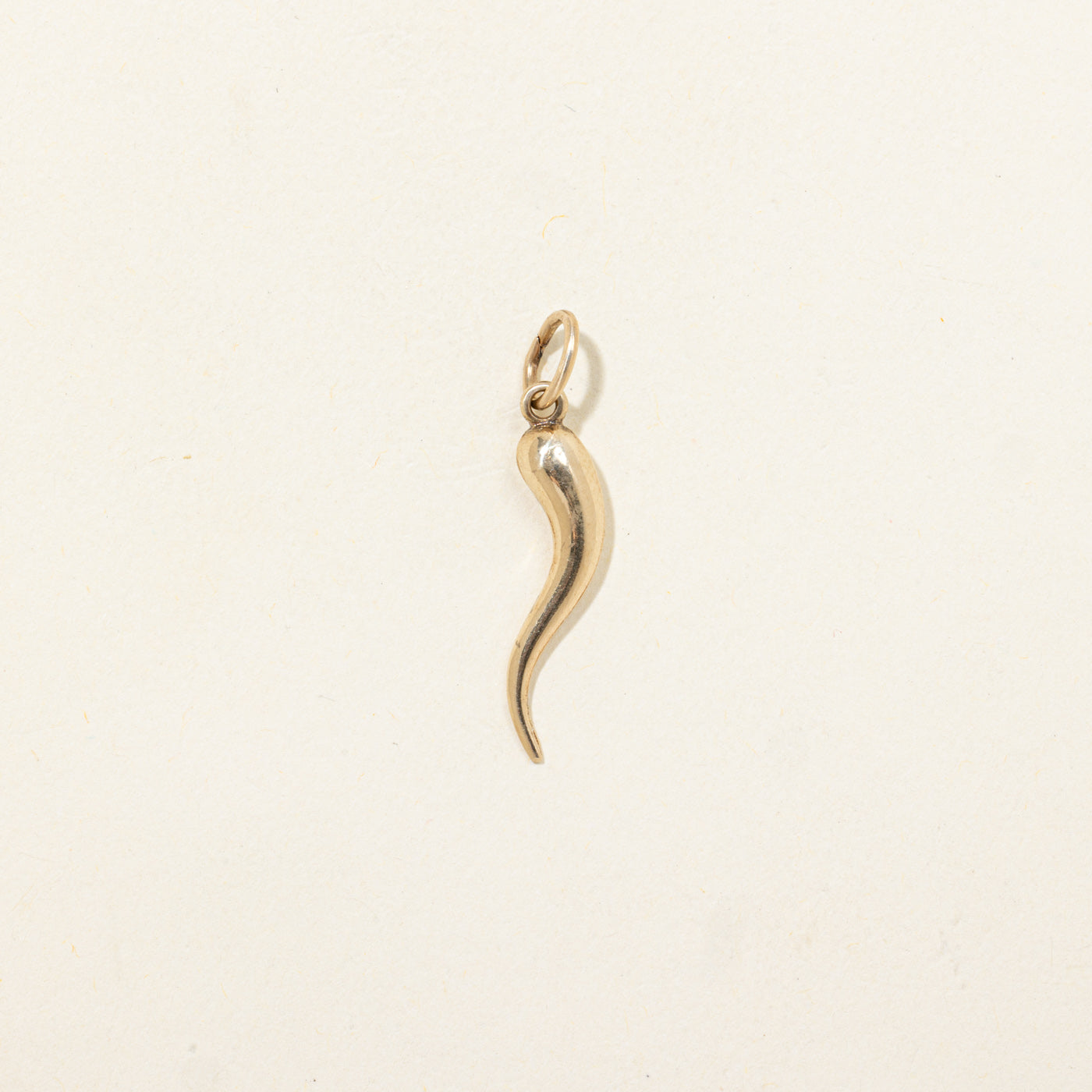 10k Cornicello Charm
