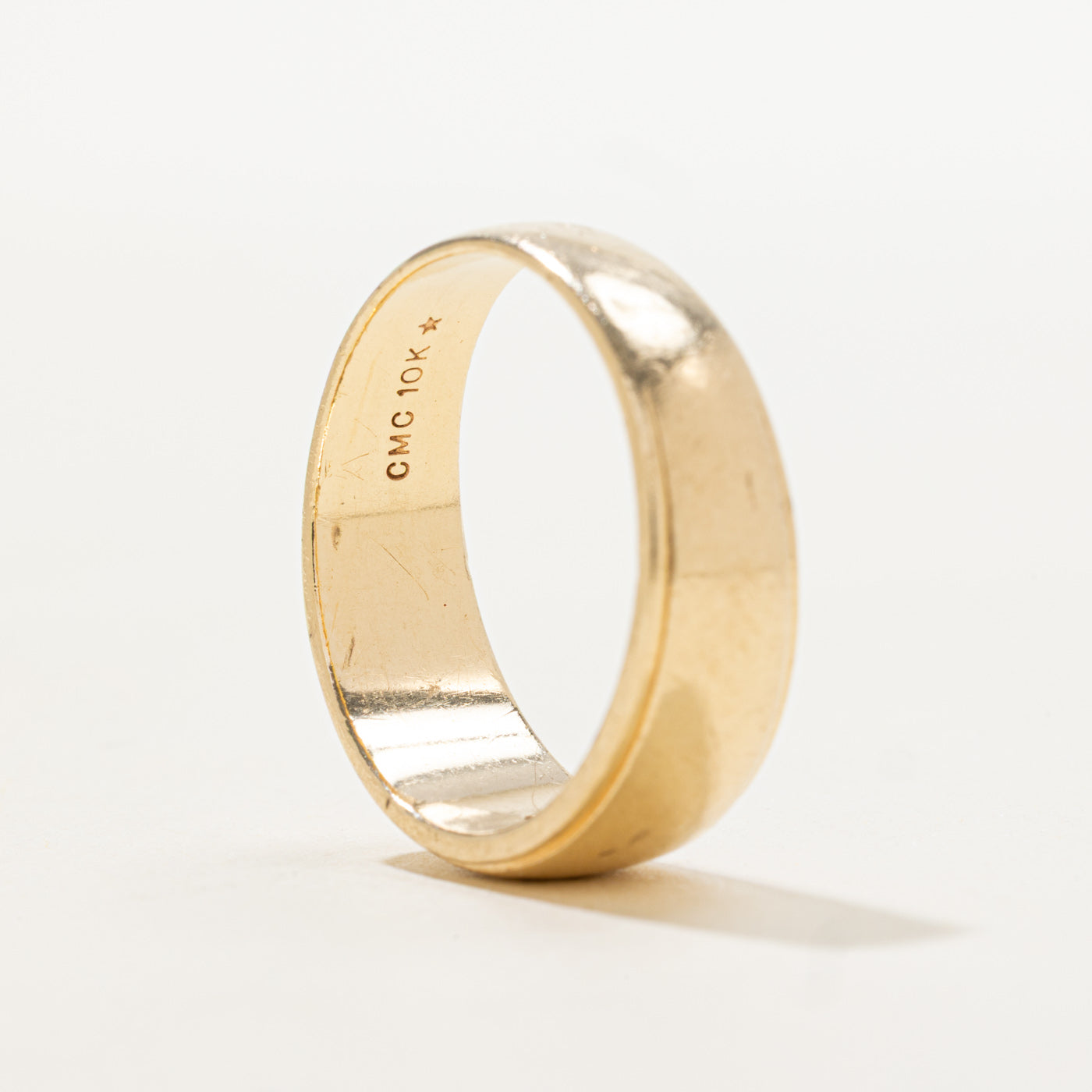 Bague sertie d'un diamant unique | Taille 9,75