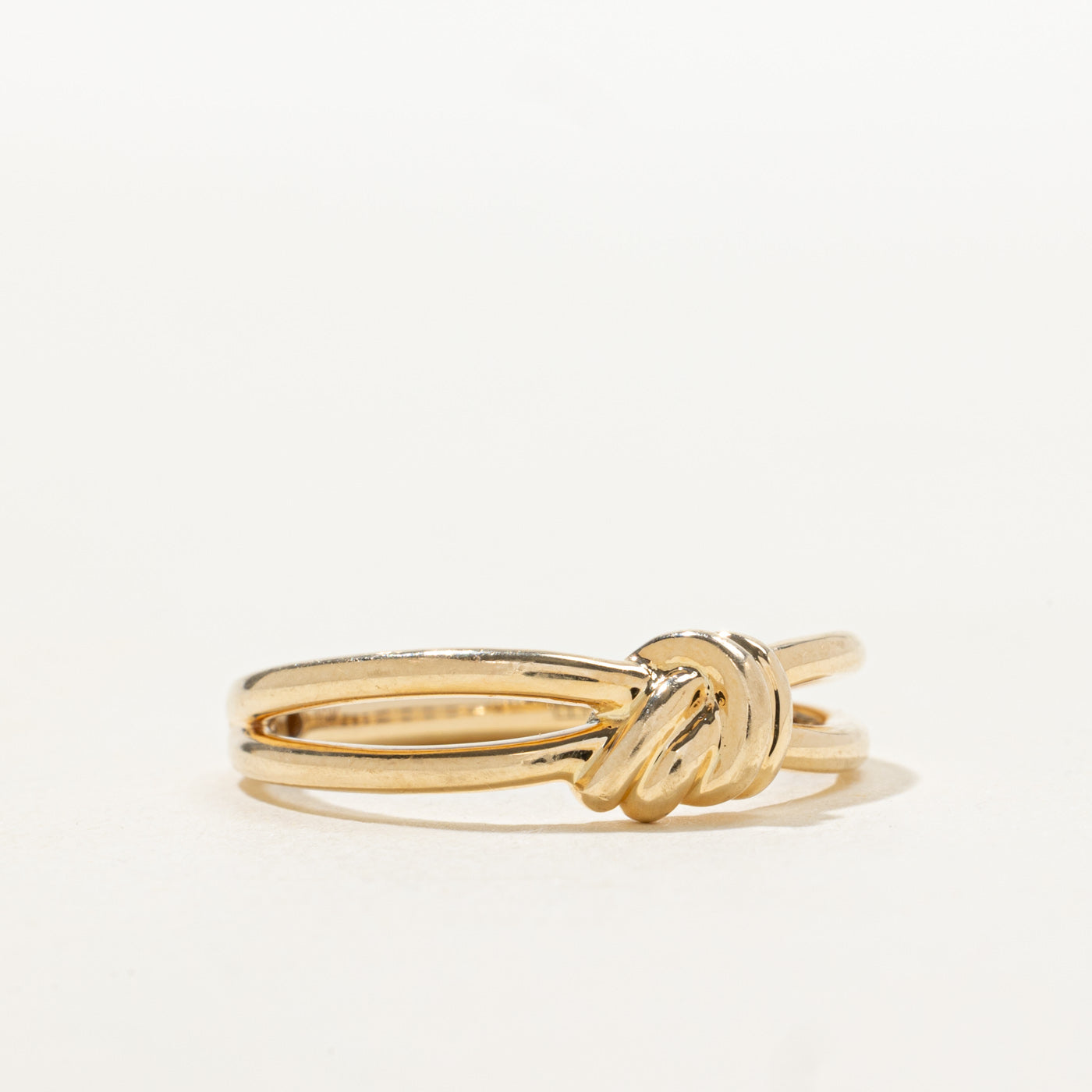 10K Yellow Gold Knot Ring | SZ 7.5