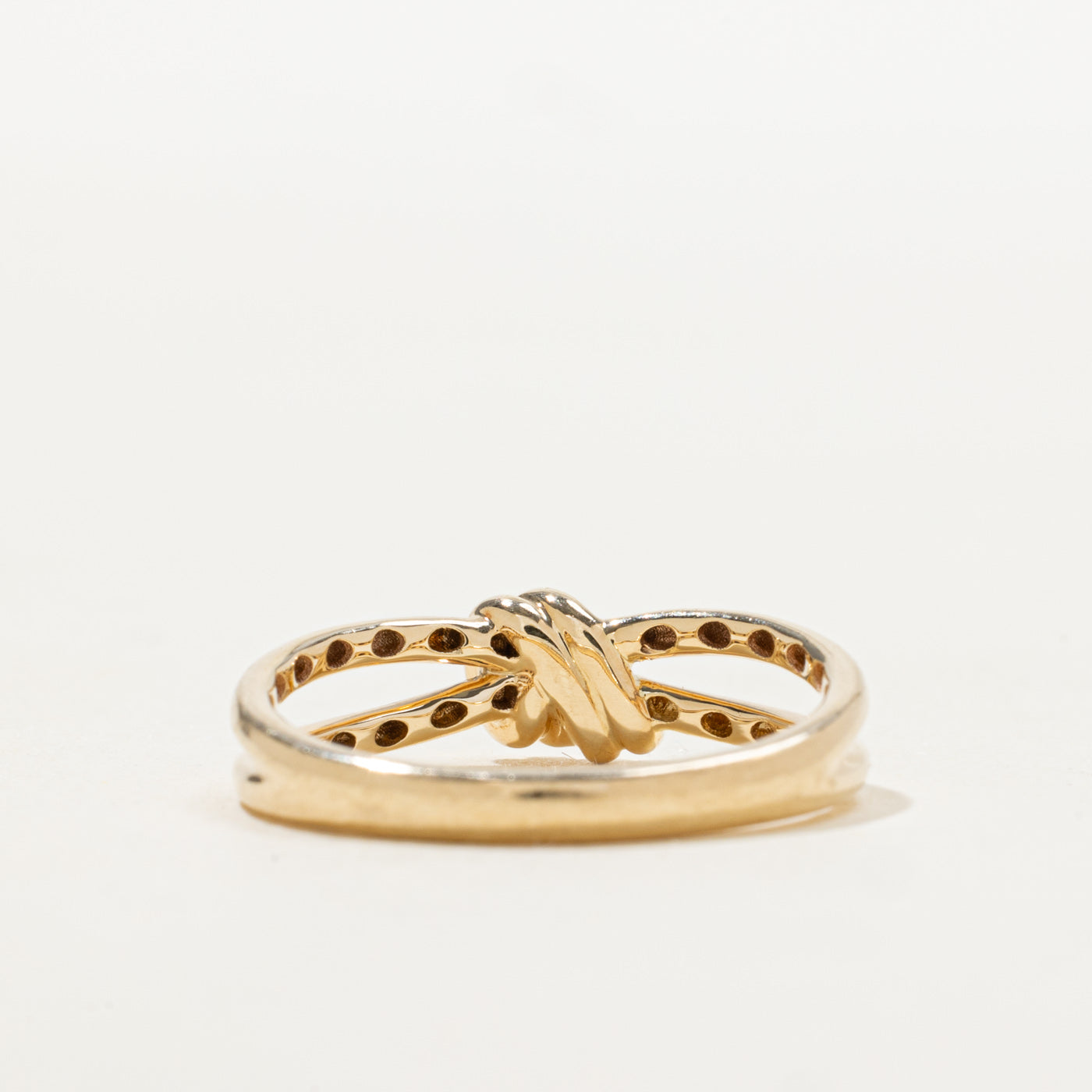 10K Yellow Gold Knot Ring | SZ 7.5