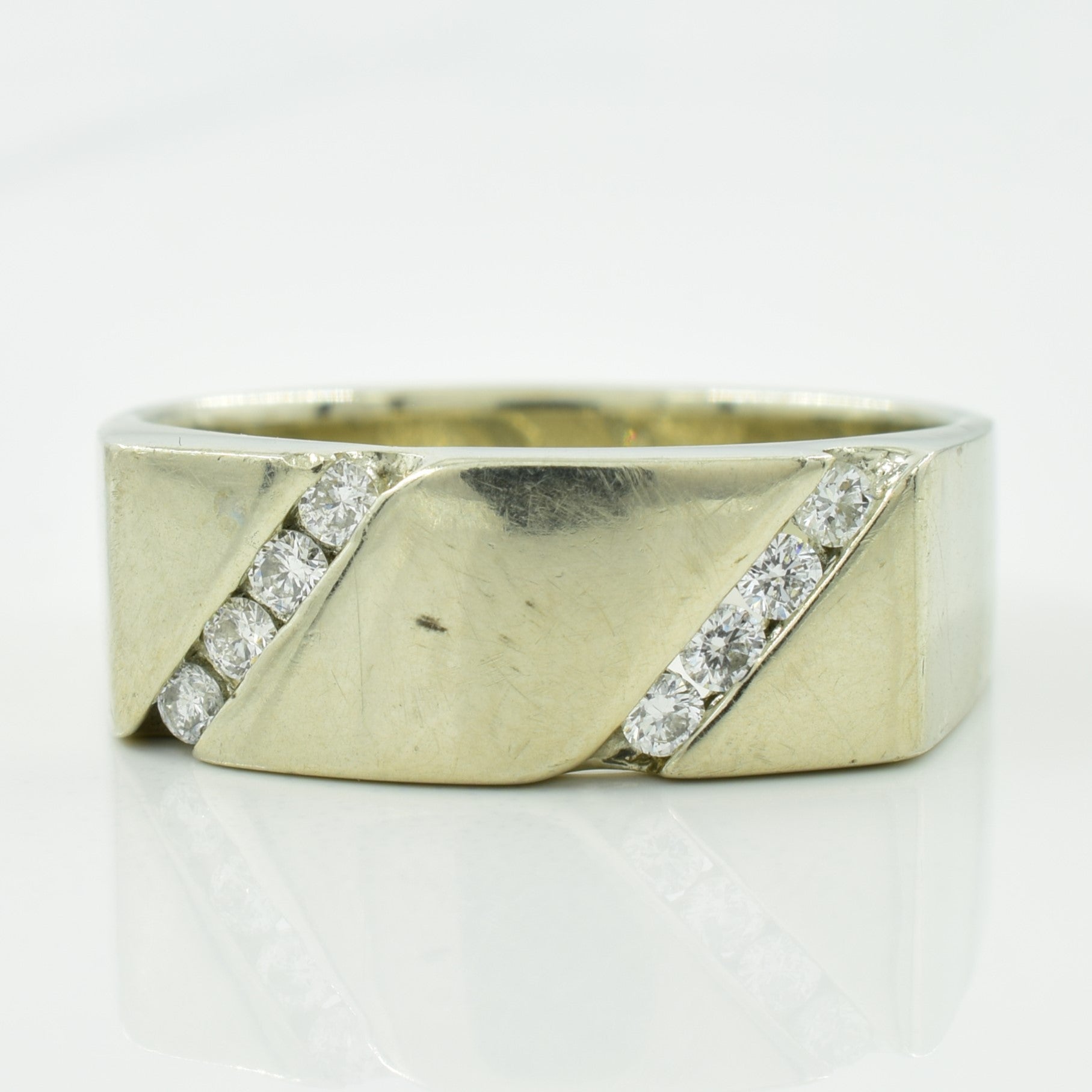 Double Row Diamond Ring | 0.20ctw | SZ 8.50 |