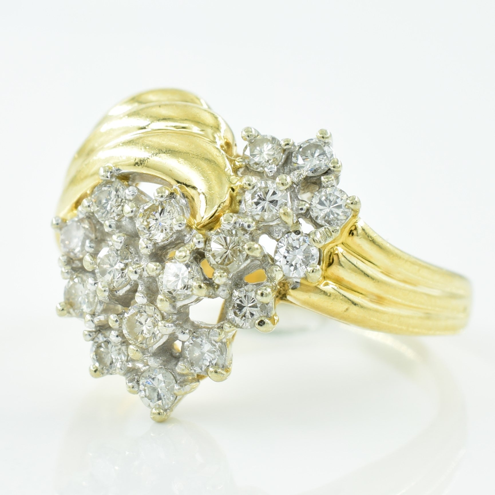 Diamond Cluster Ring | 0.42ctw | SZ 4.5 |