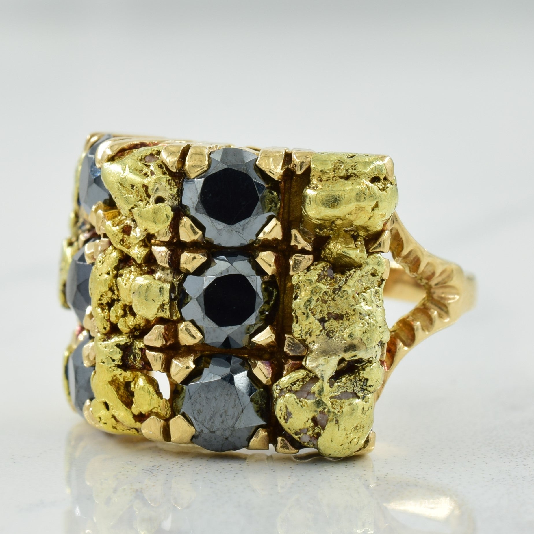 Hematite Cocktail Ring | 6.00ctw | SZ 5.25 |