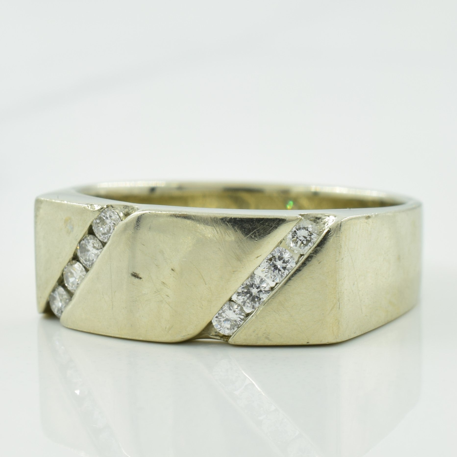 Double Row Diamond Ring | 0.20ctw | SZ 8.50 |