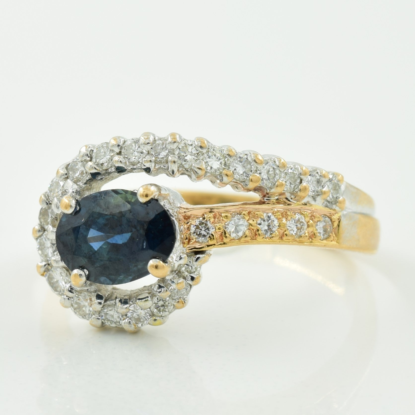 Sapphire & Diamond Ring | 1.07ct, 0.46ctw | SZ 5.5 |