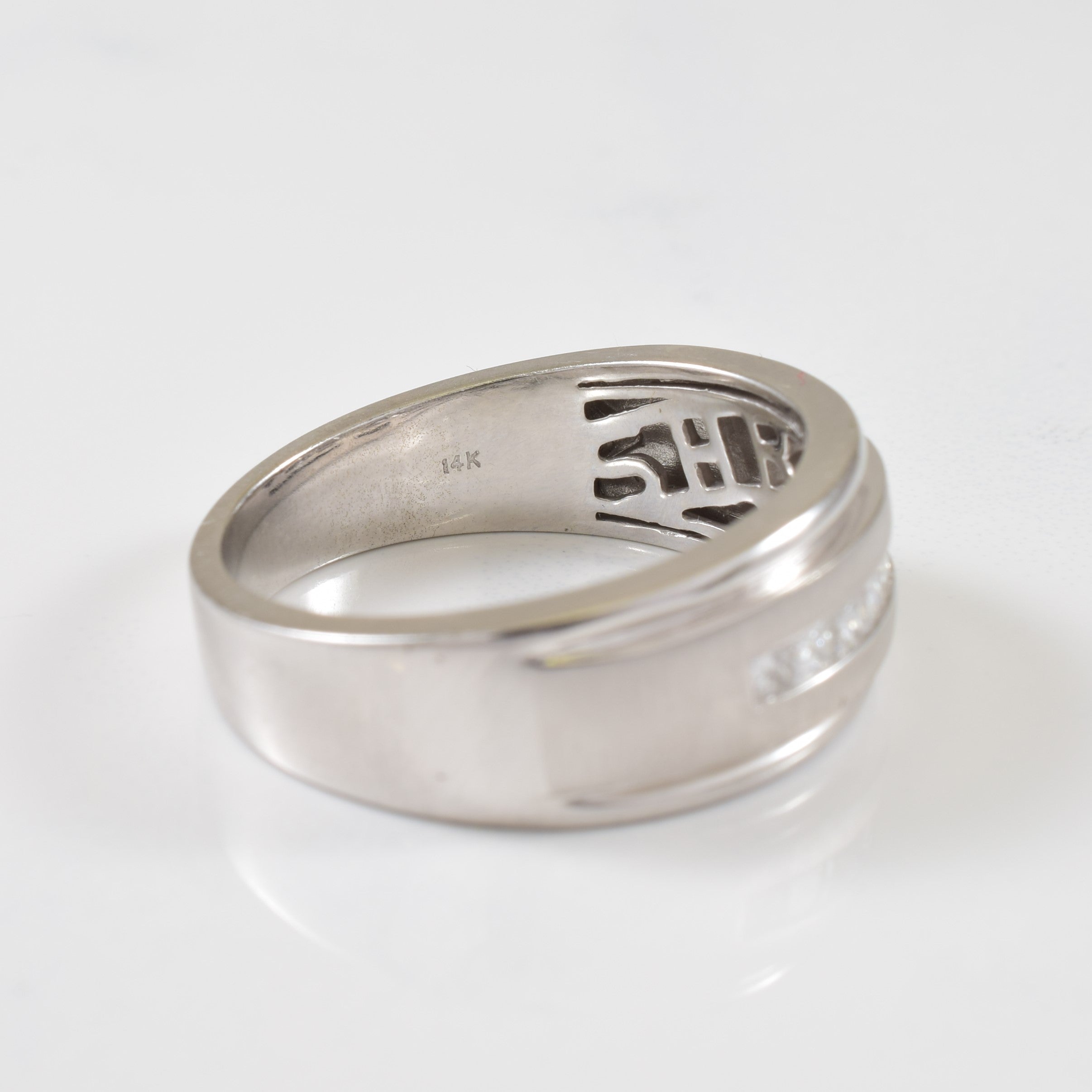 Bague sertie de diamants en canal | 0,45 ct | Taille 10,75 |