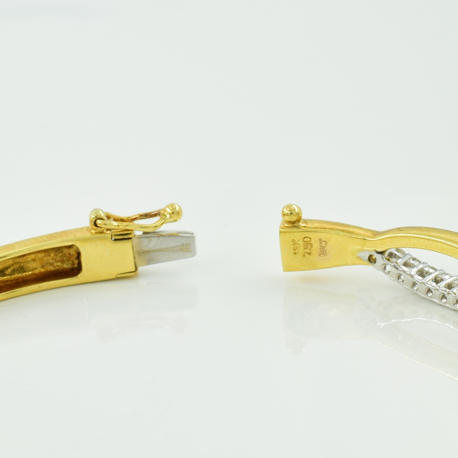 18k Yellow Gold Diamond Infinity Bracelet | 0.90ctw | 7.5" |