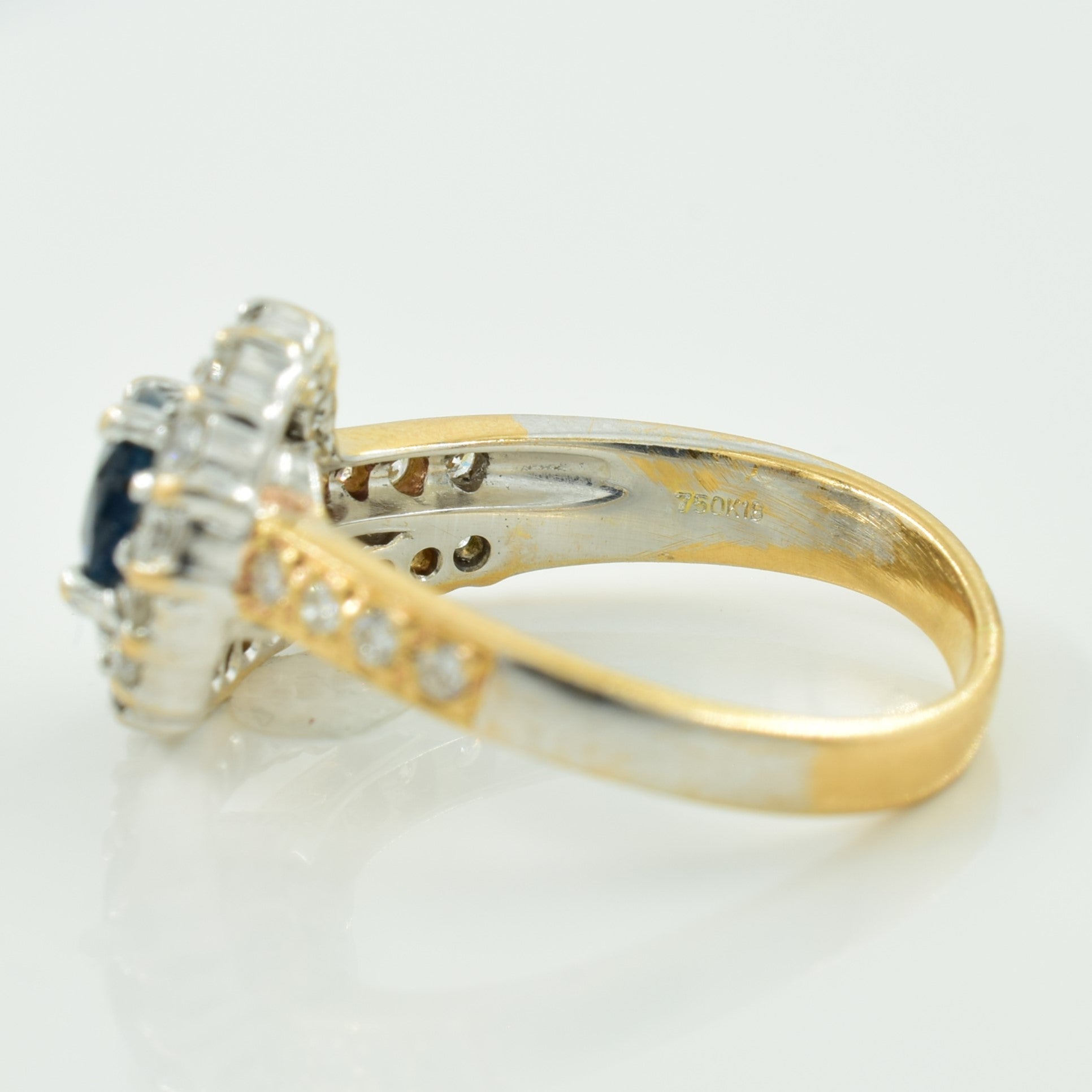 Sapphire & Diamond Ring | 1.07ct, 0.46ctw | SZ 5.5 |