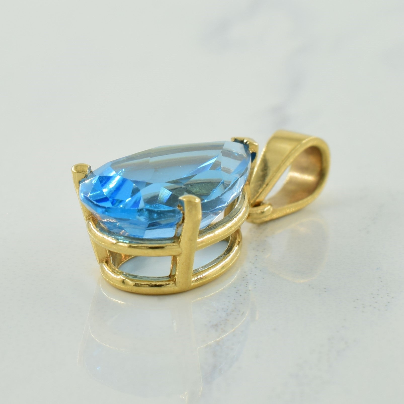 Blue Topaz Pendant & Earring Set | 12.00ctw |