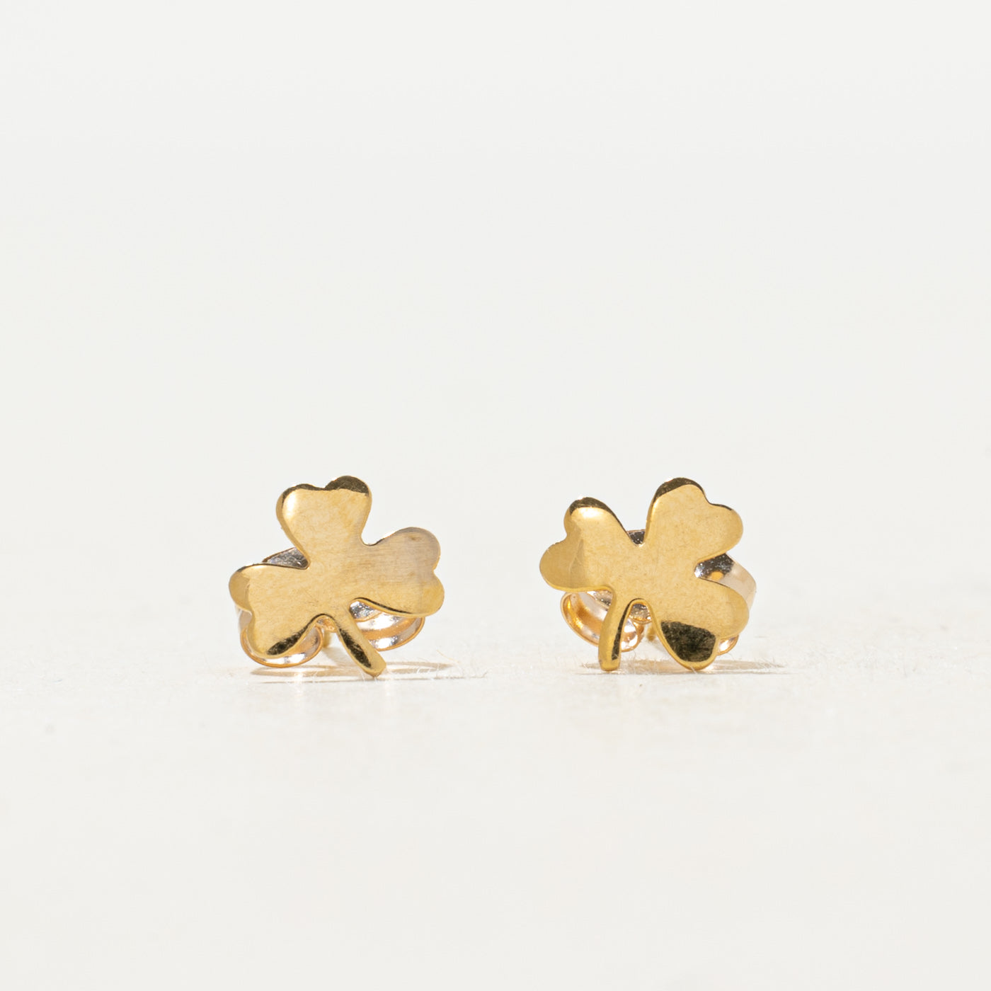 Boucles d'oreilles trèfle