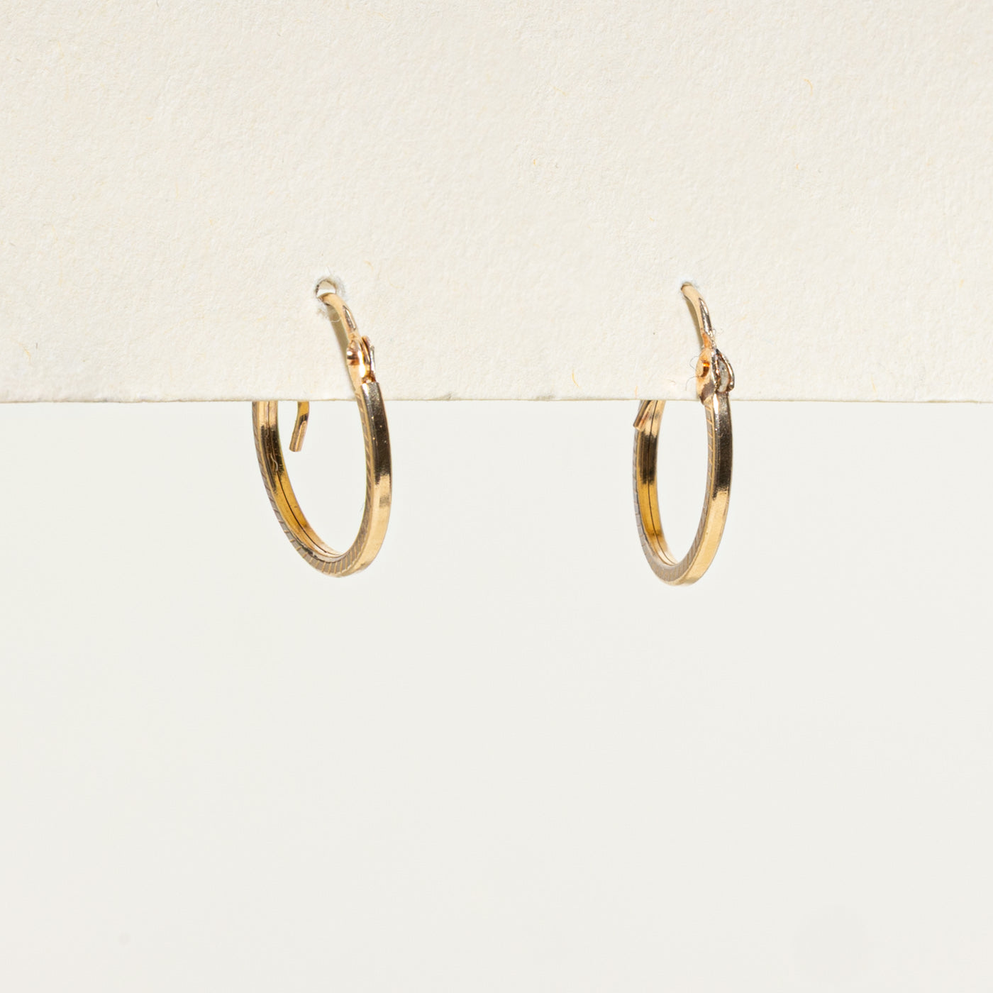 Thin Hoop Earrings