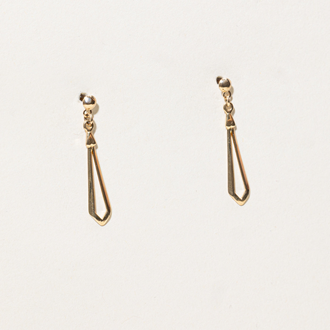 Boucles d'oreilles pendantes géométriques ouvertes