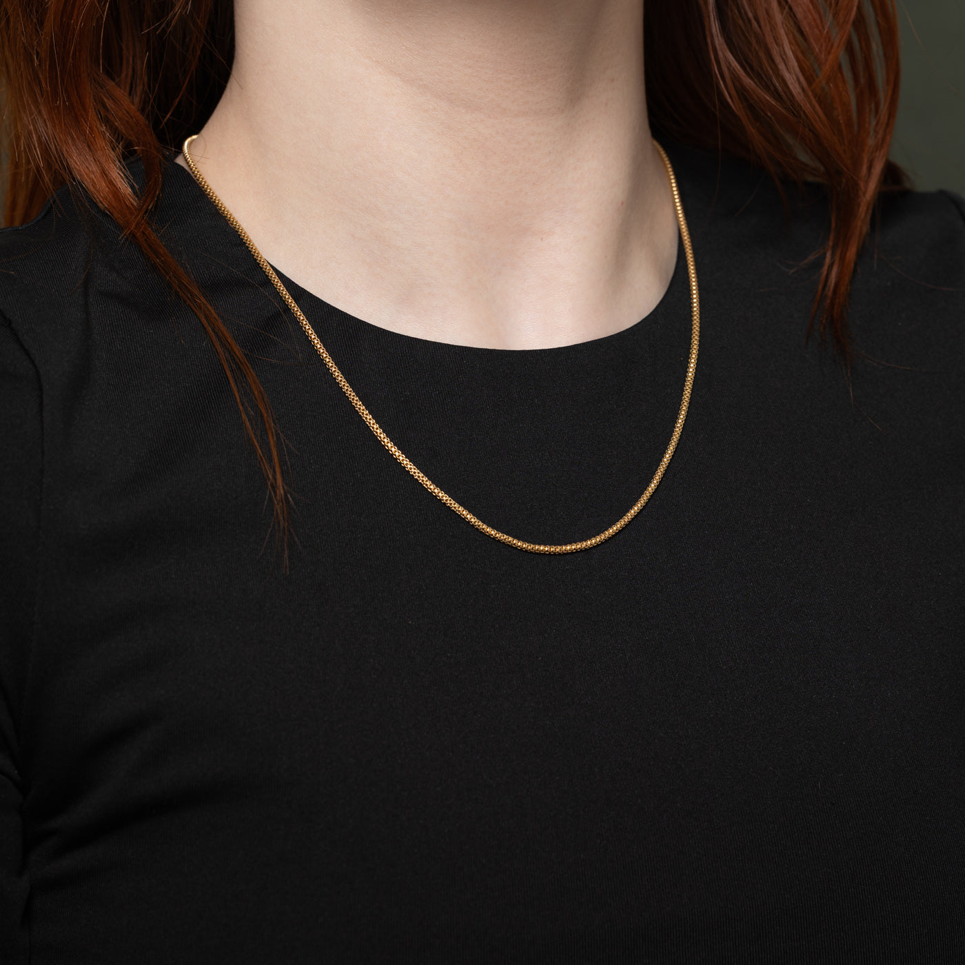 Chaîne Franco en or jaune 18 carats | 48 cm