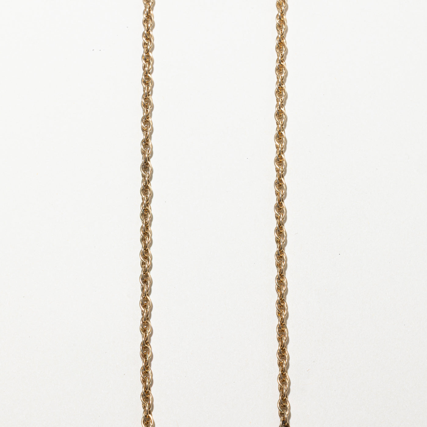 Chaîne corde en or jaune 10 carats | 53 cm