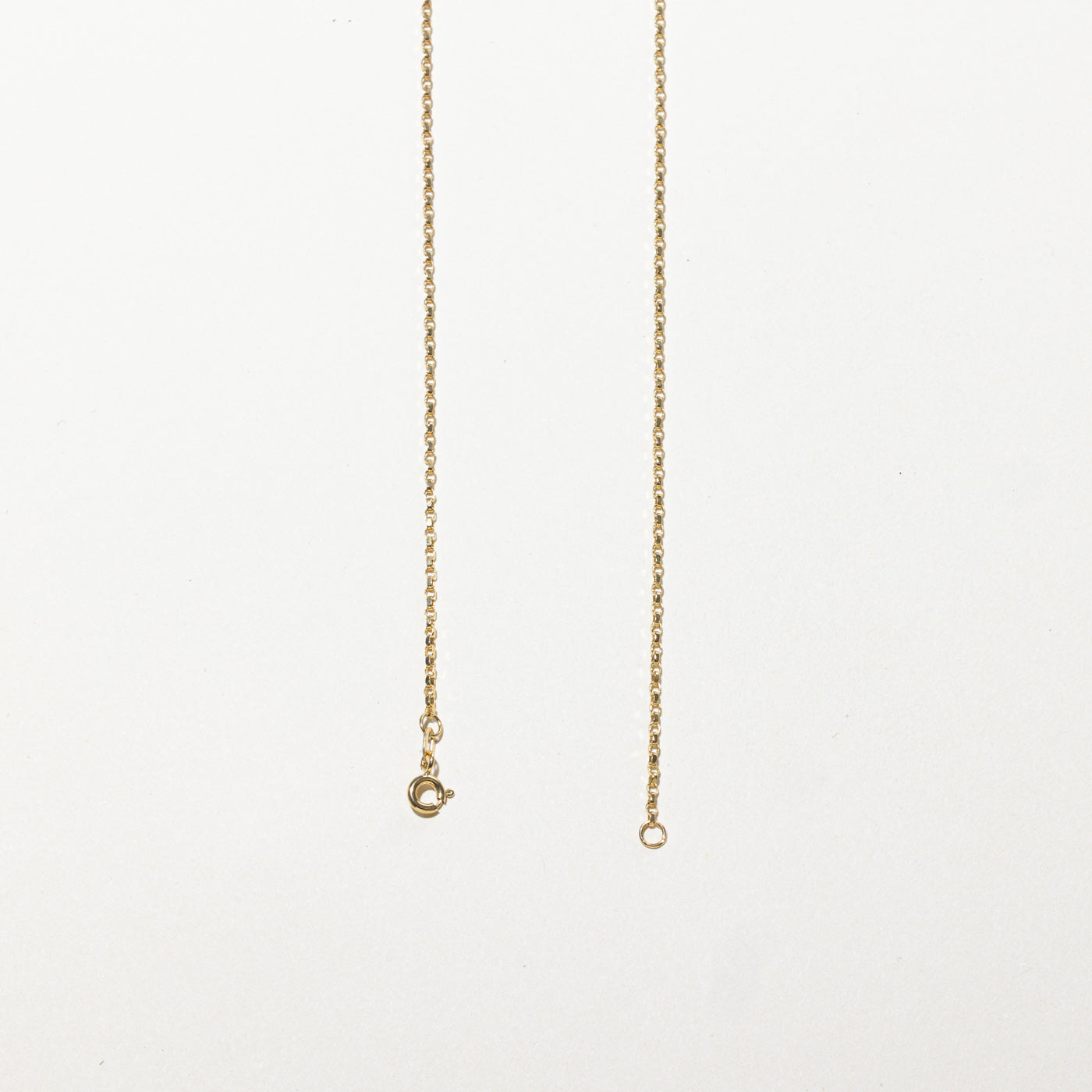 Chaîne à maillons rolo en or jaune 10 carats | 40,6 cm