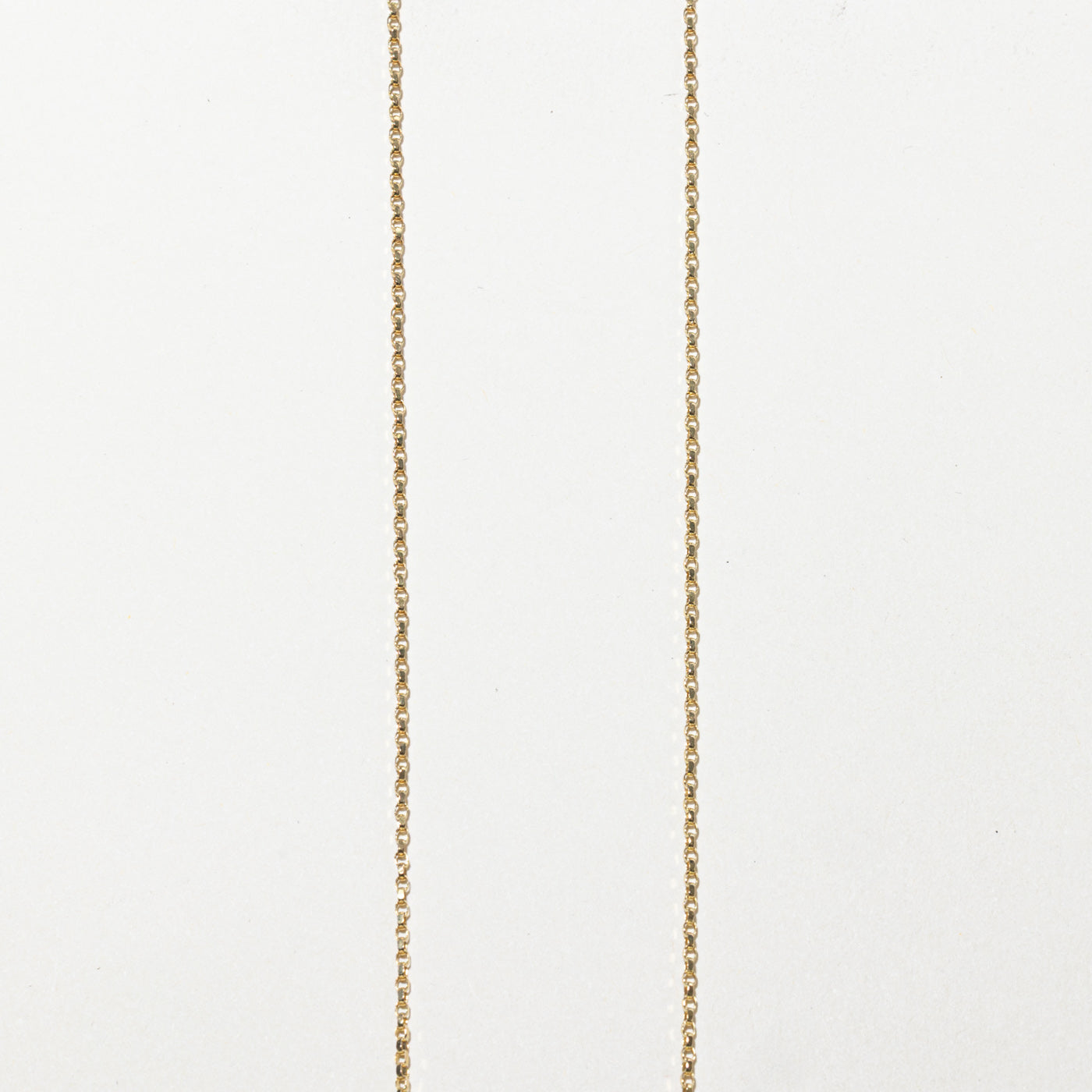 Chaîne à maillons rolo en or jaune 10 carats | 40,6 cm