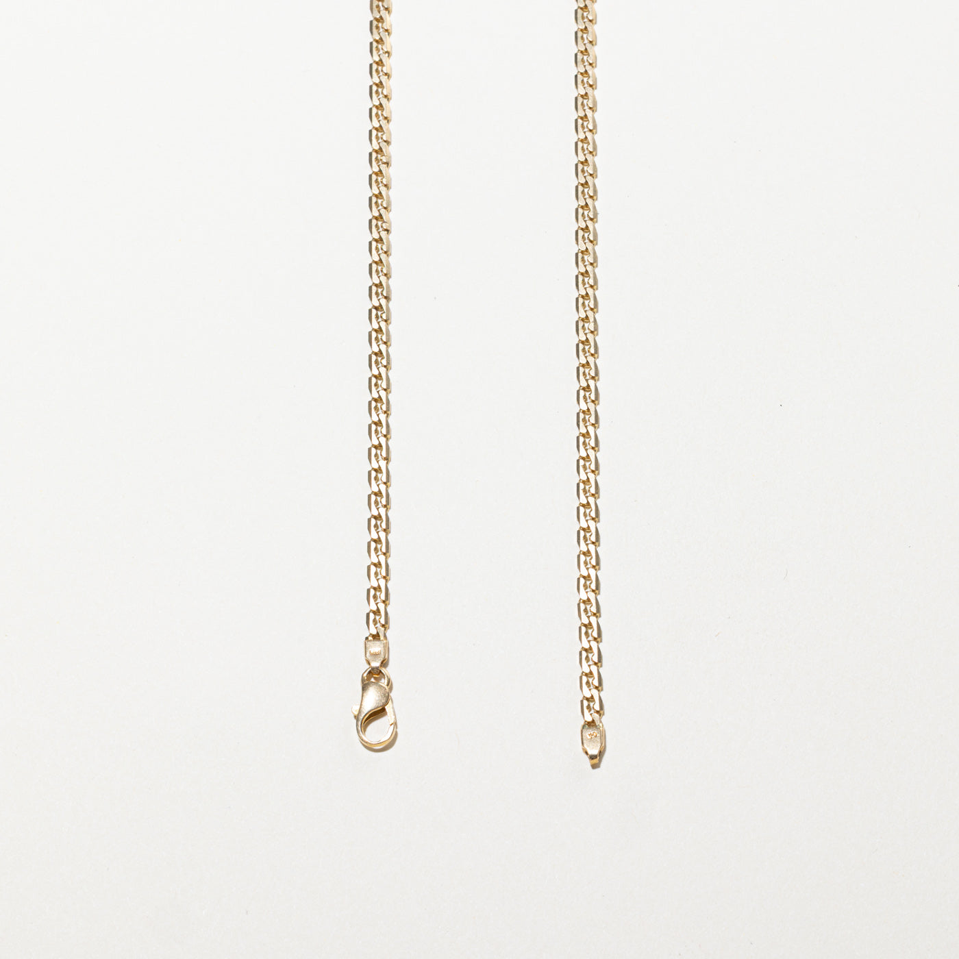 14k Yellow Gold Modified C Link Chain | 21"