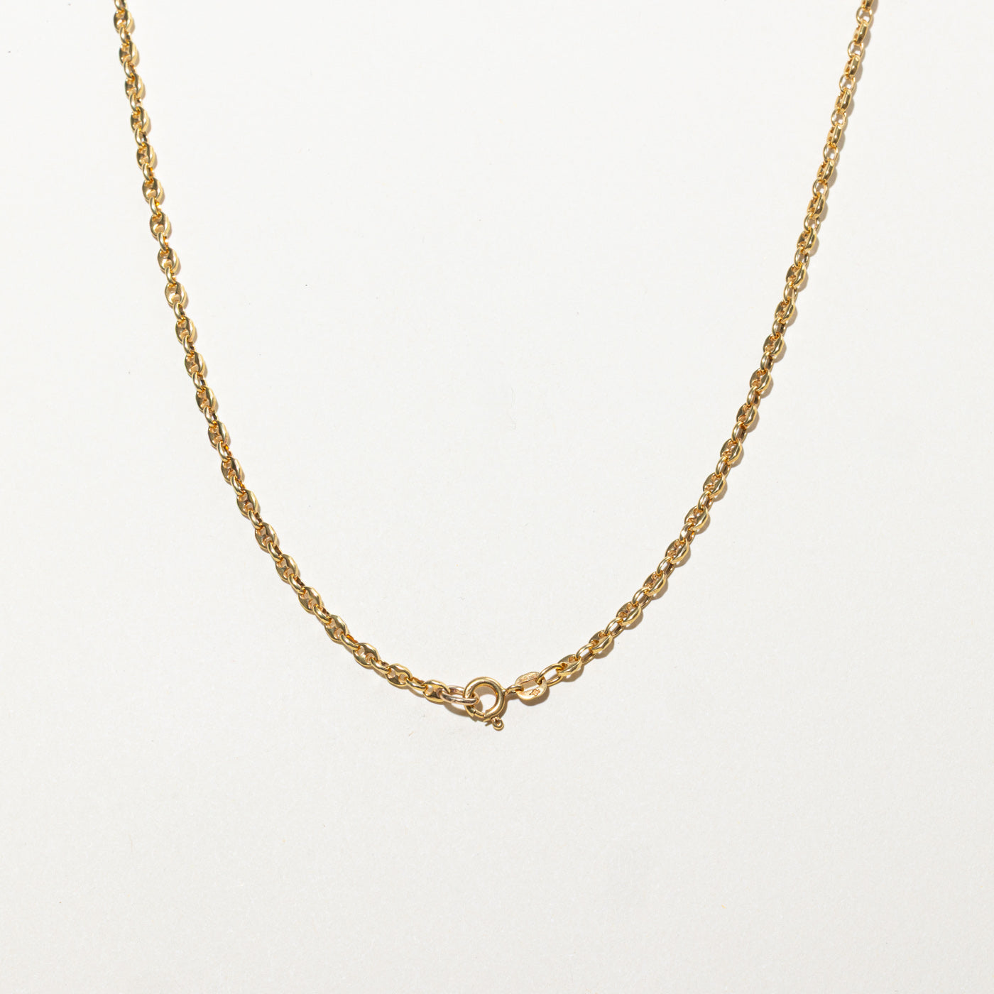 18k Yellow Gold Cable Link Chain | 21"