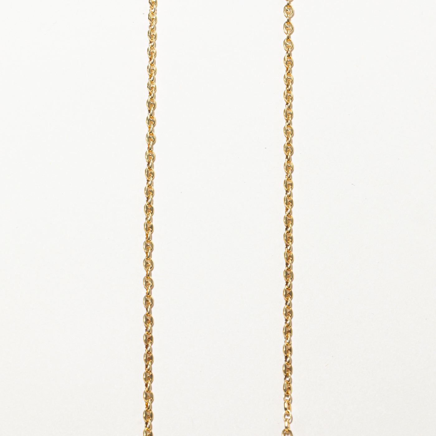 18k Yellow Gold Cable Link Chain | 21"